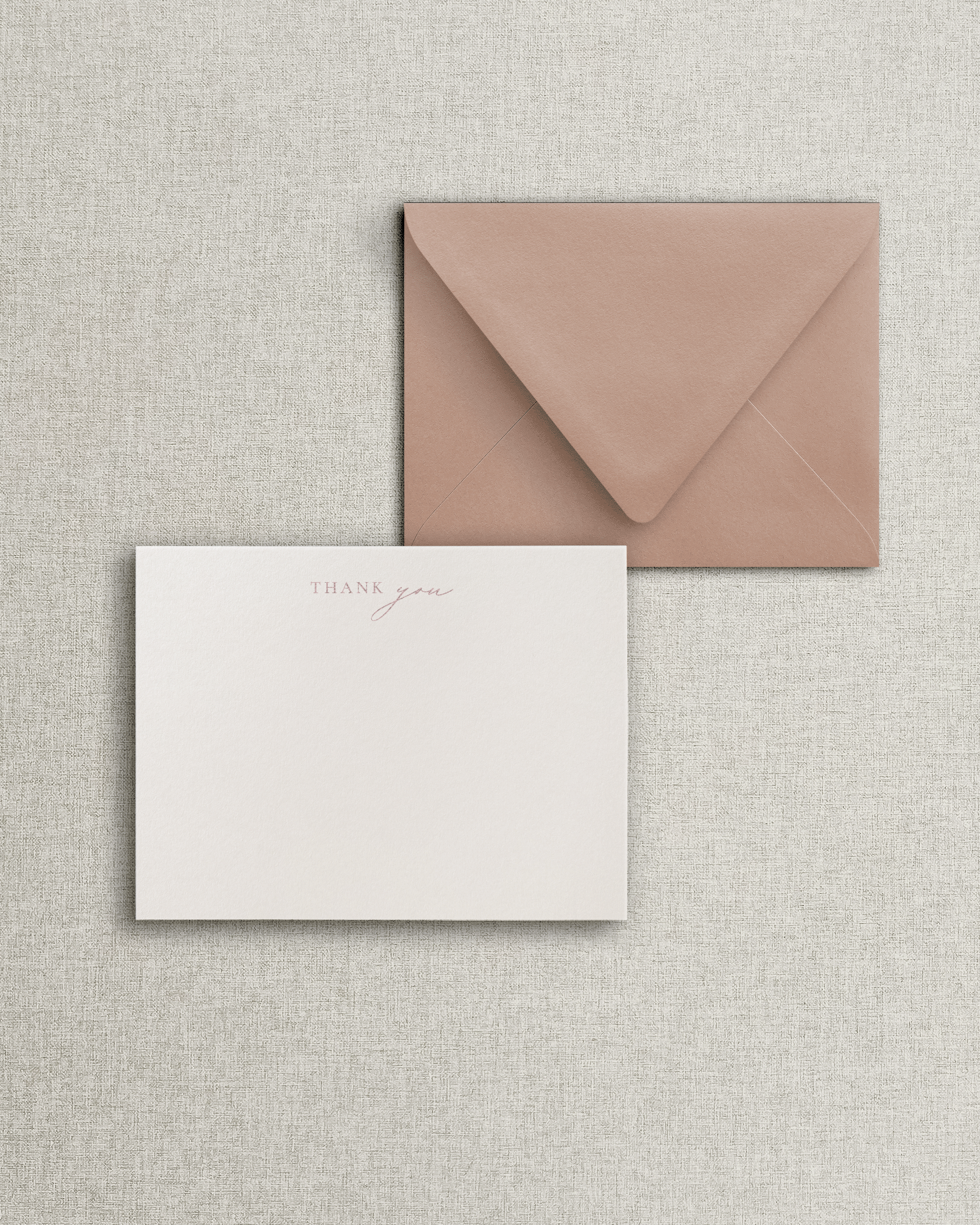 The Blair Flat Thank You Card & Envelope