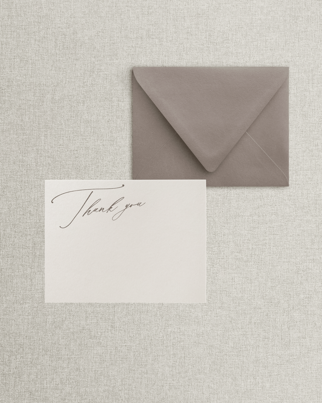 The Emily Flat Thank You Card & Envelope