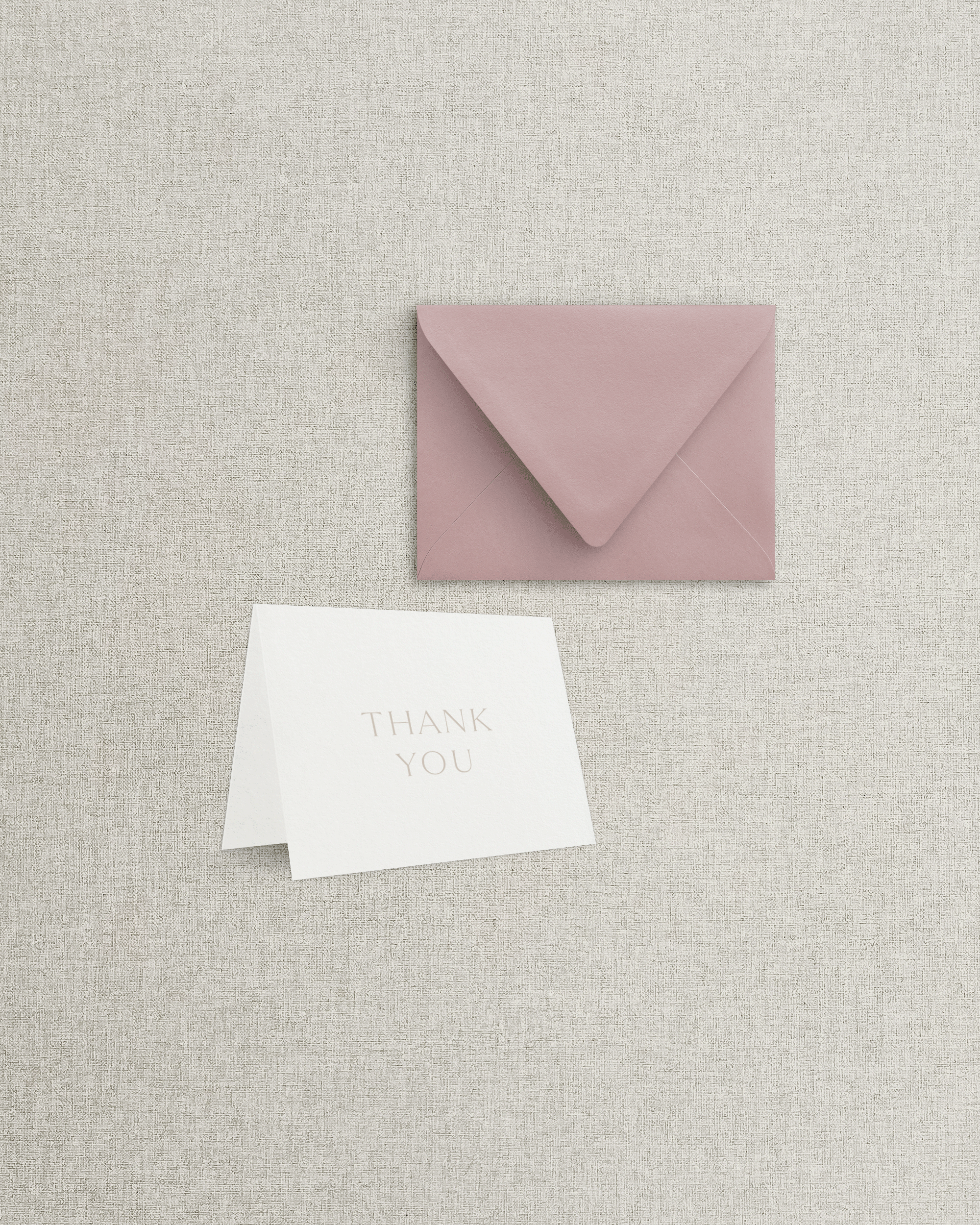 The Celine Folded Thank You Card & Envelope