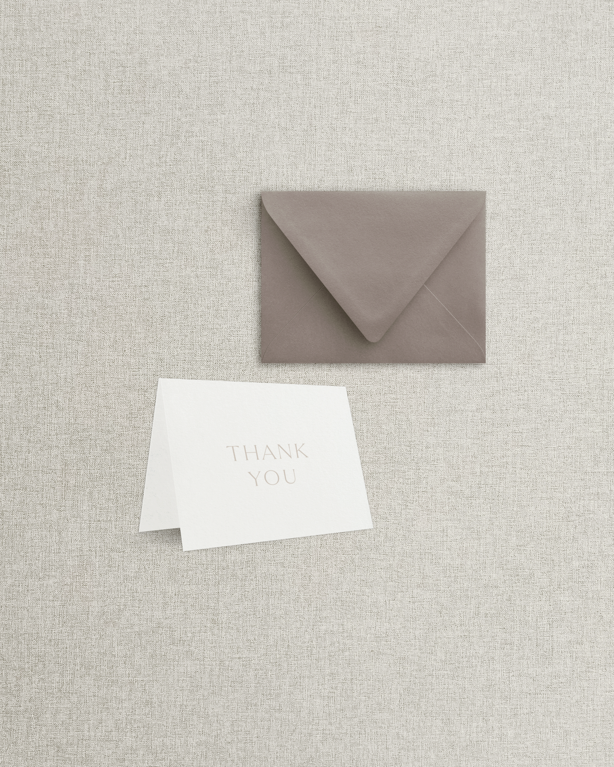 The Celine Folded Thank You Card & Envelope