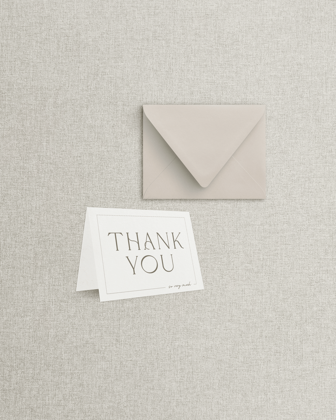 The Serena Folded Thank You Card & Envelope