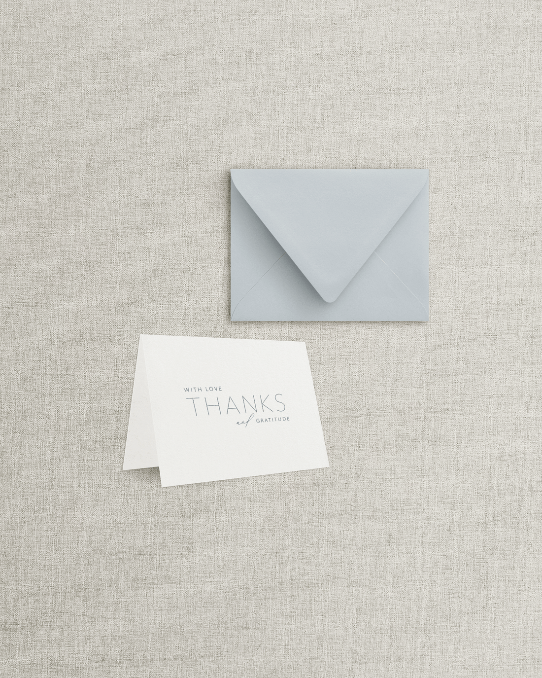 The Melissa Folded Thank You Card & Envelope