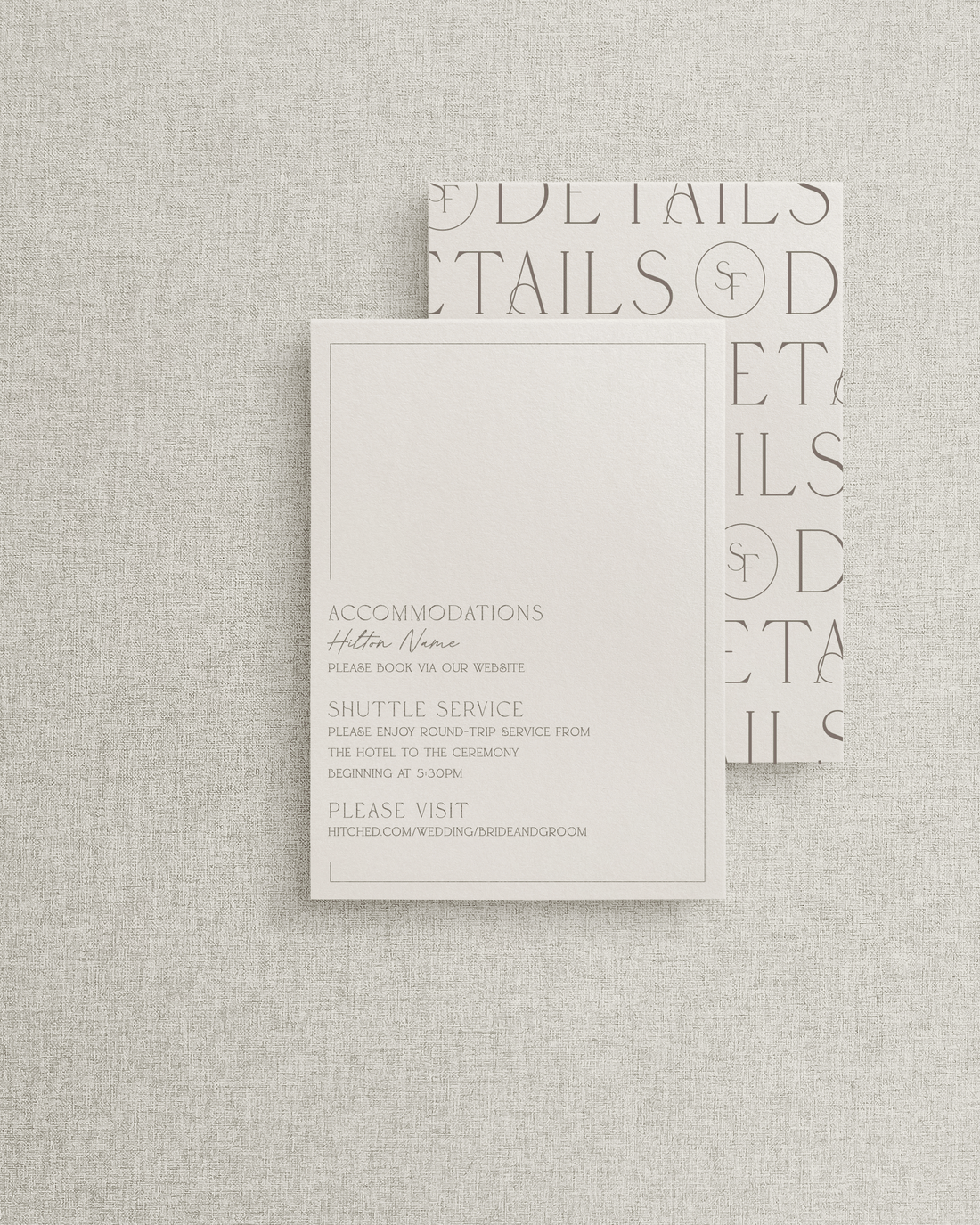 The Serena Details Card