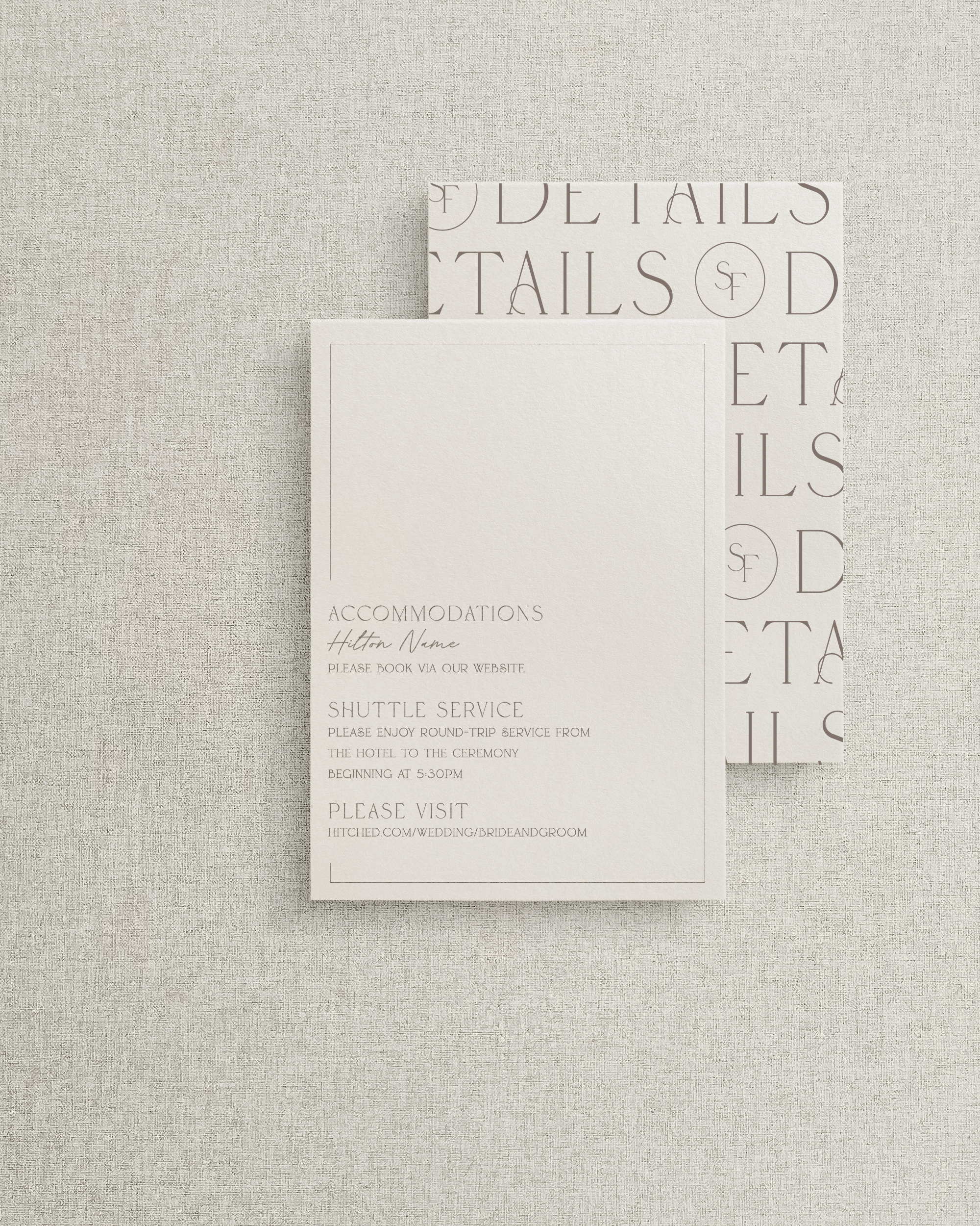 The Serena Details Card