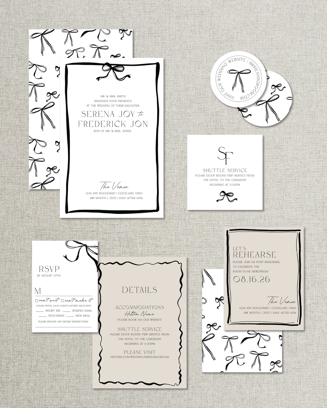 The Beau Hand Sketched Accent Artwork