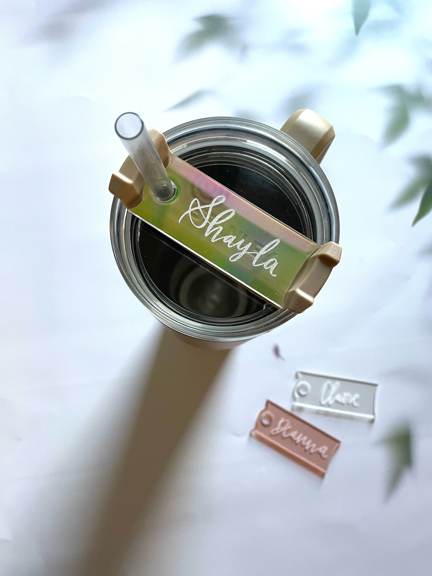 Acrylic Namplate for Stanley 40 oz. H2.0 tumbler