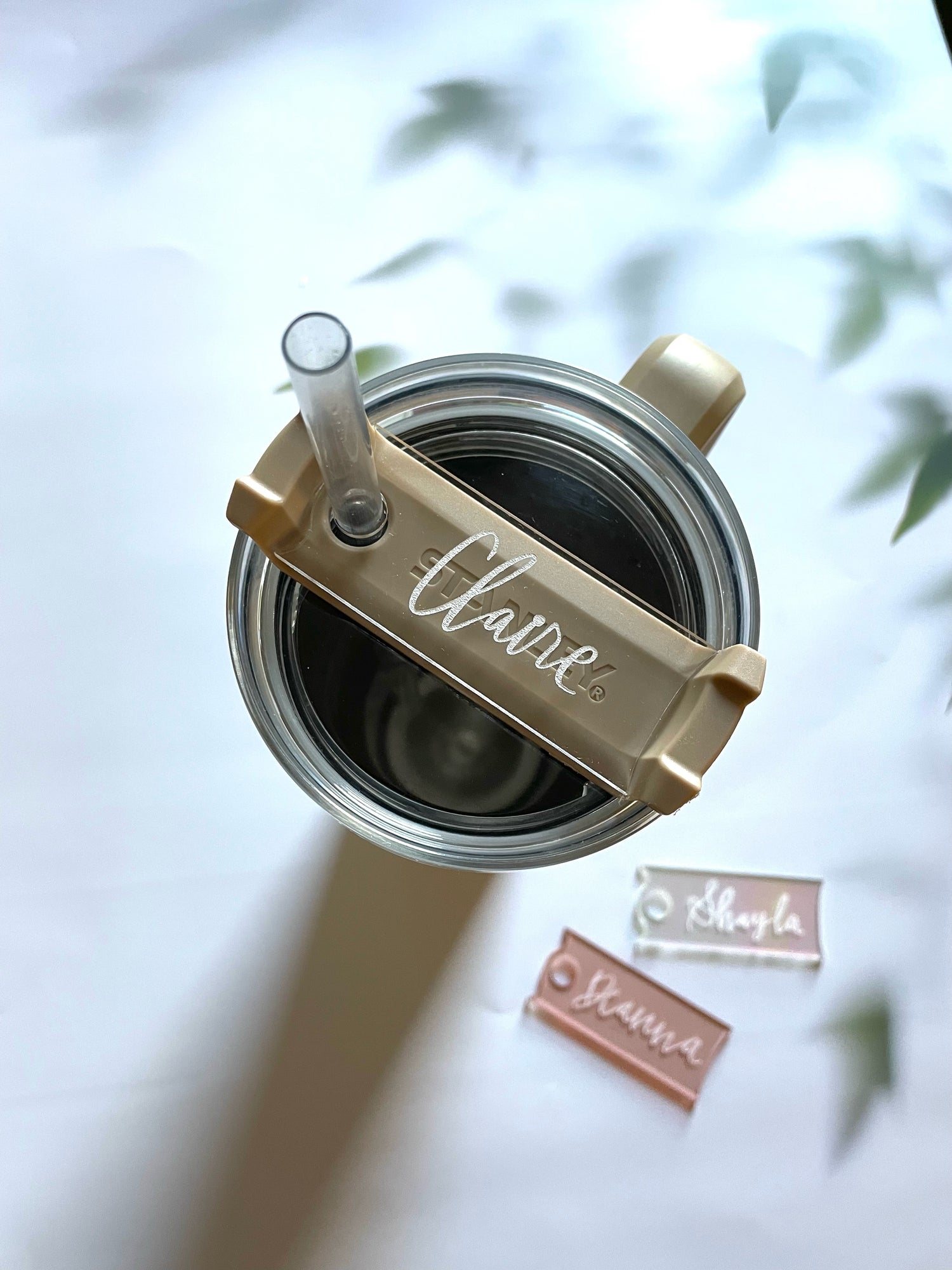 Acrylic Namplate for Stanley 40 oz. H2.0 tumbler