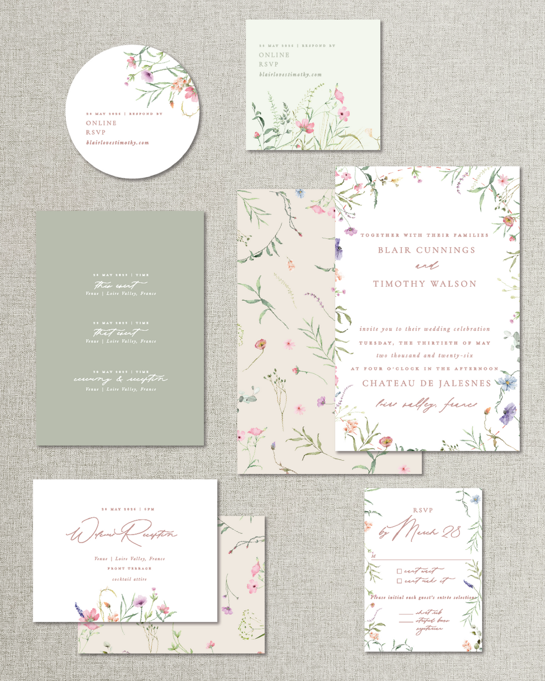 The Jaden Watercolor Floral Accent Artwork