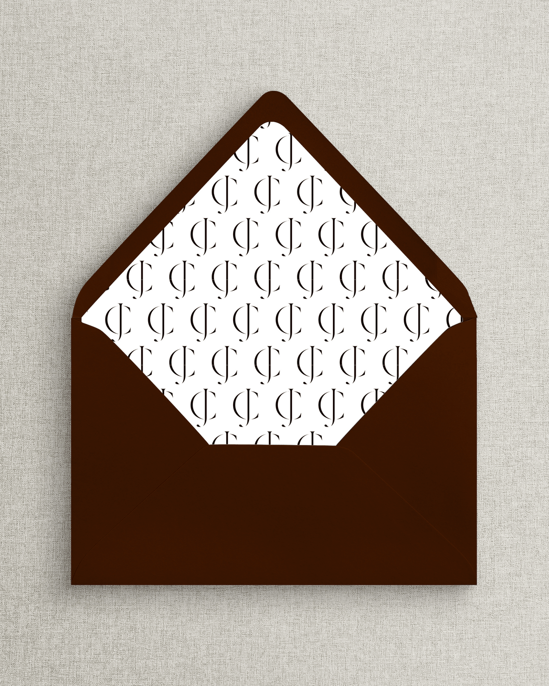 Custom Monogram Envelope Liners