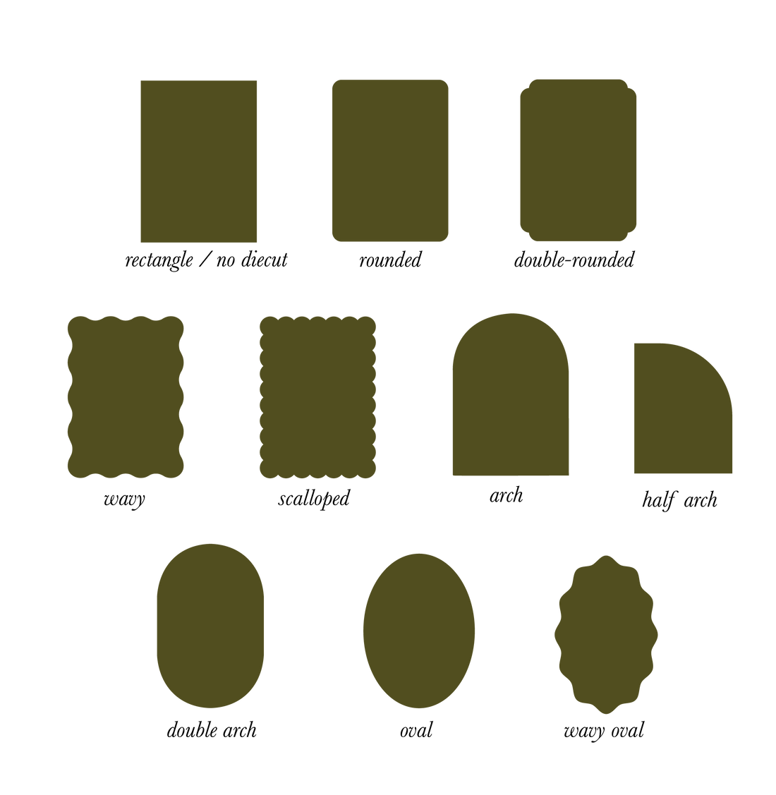 Die-cut Shape Upgrade