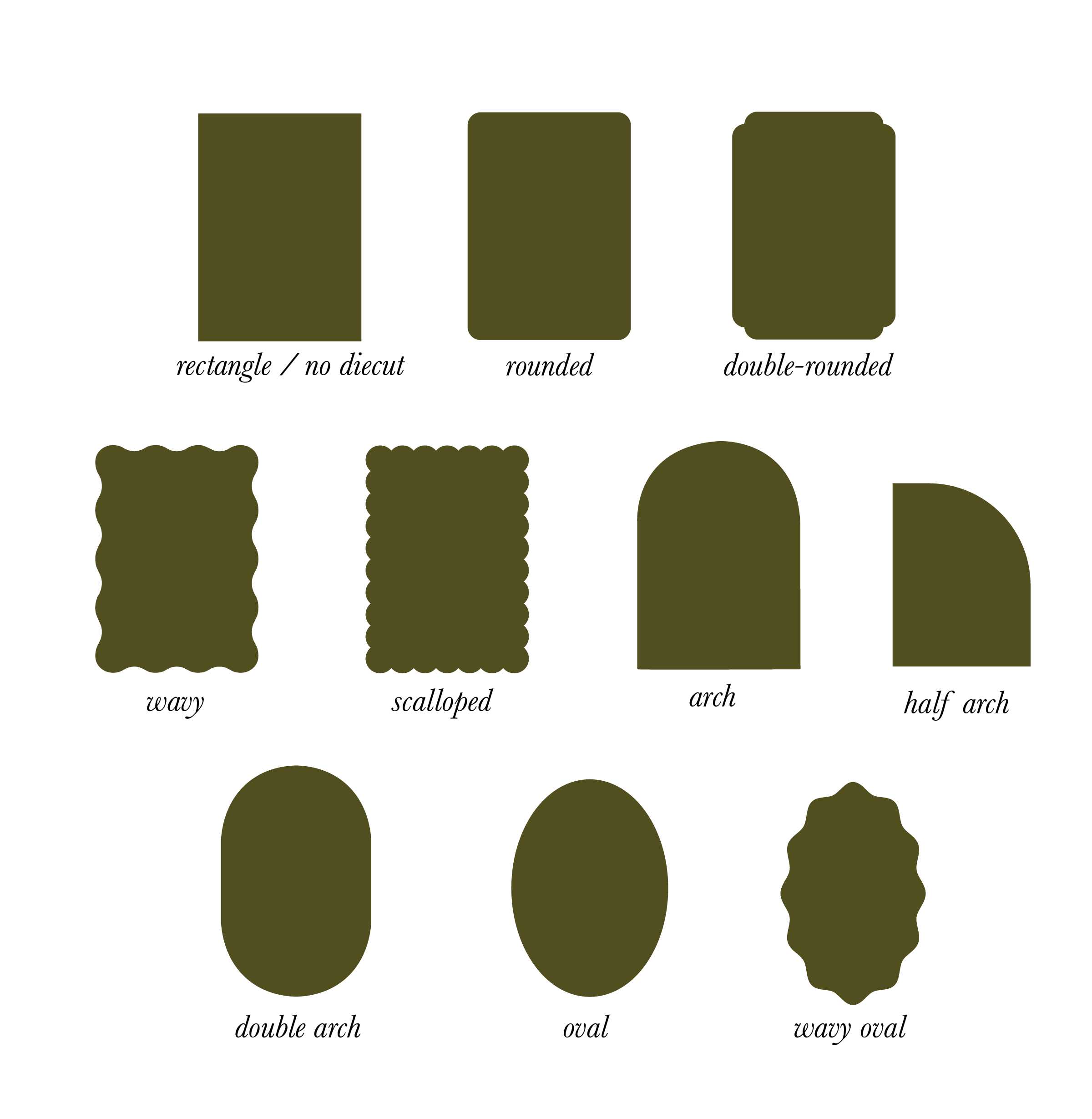 Die-cut Shape Upgrade