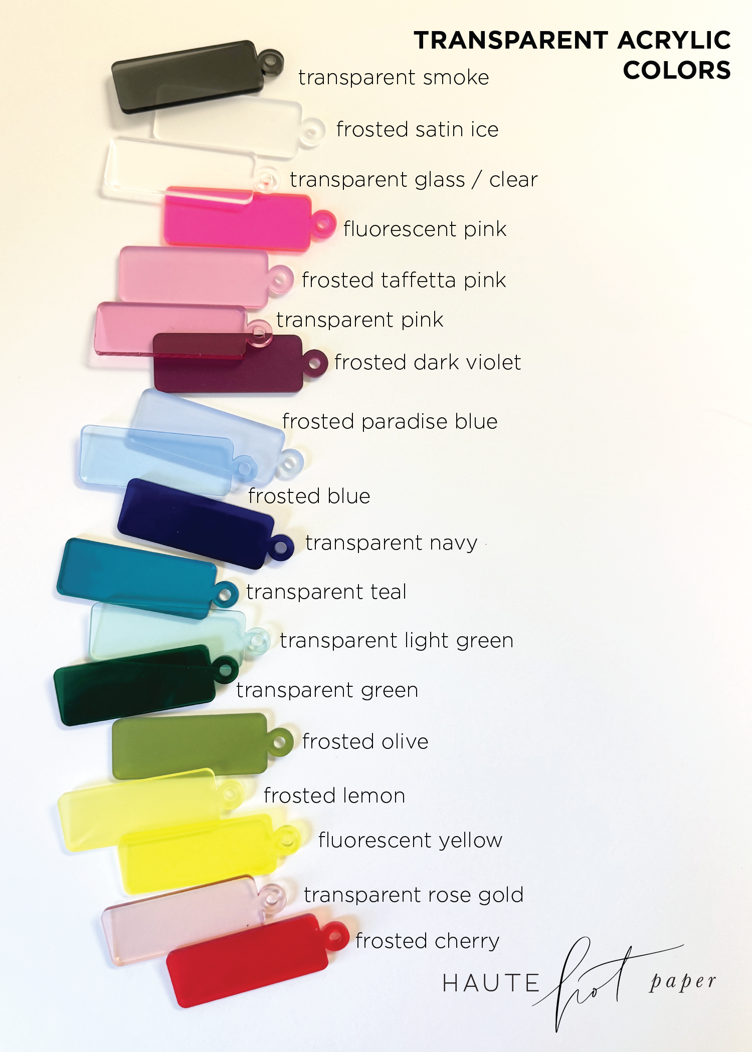 Acrylic Pet Tag