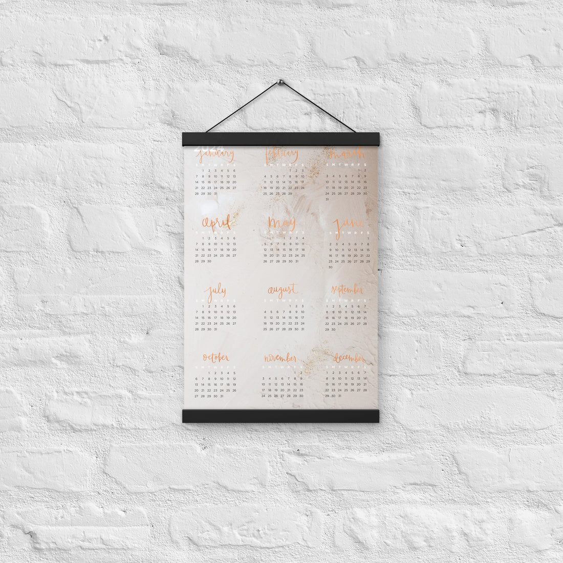 Wall Calendar (Large Scale)