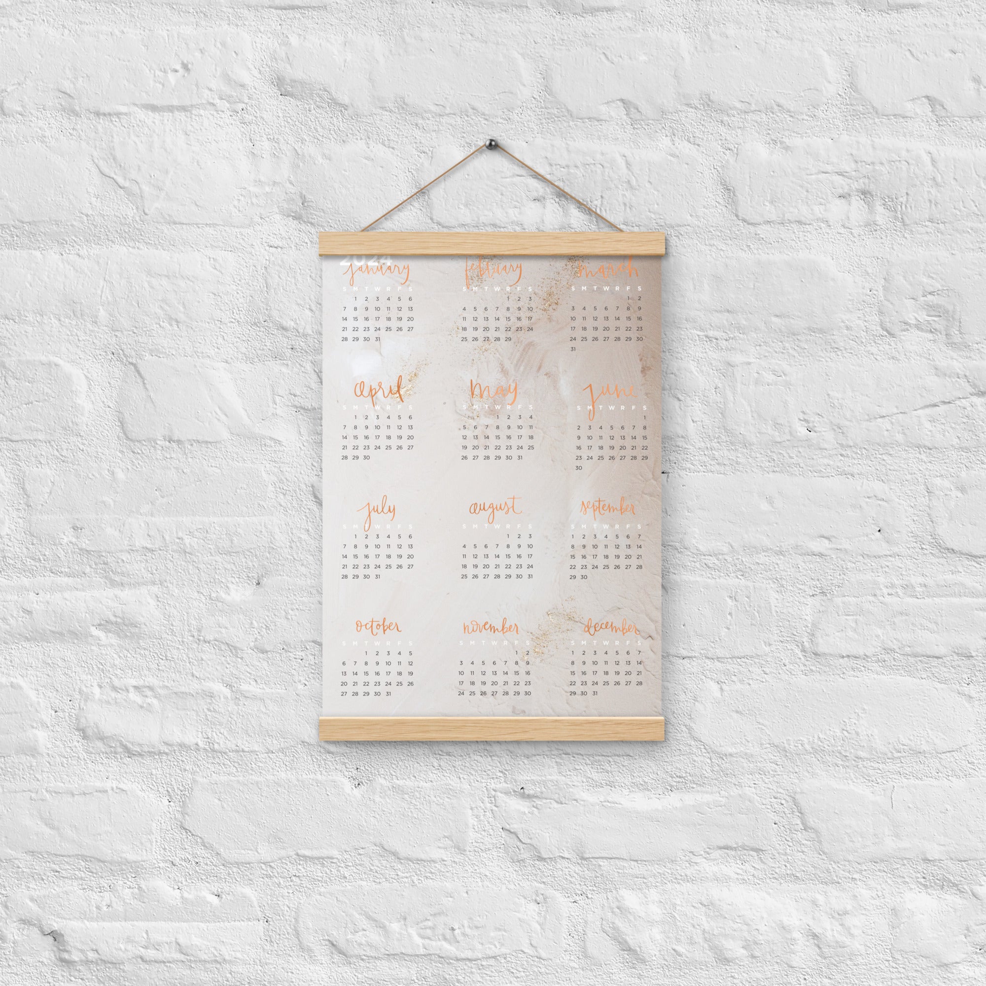 Wall Calendar (Large Scale)