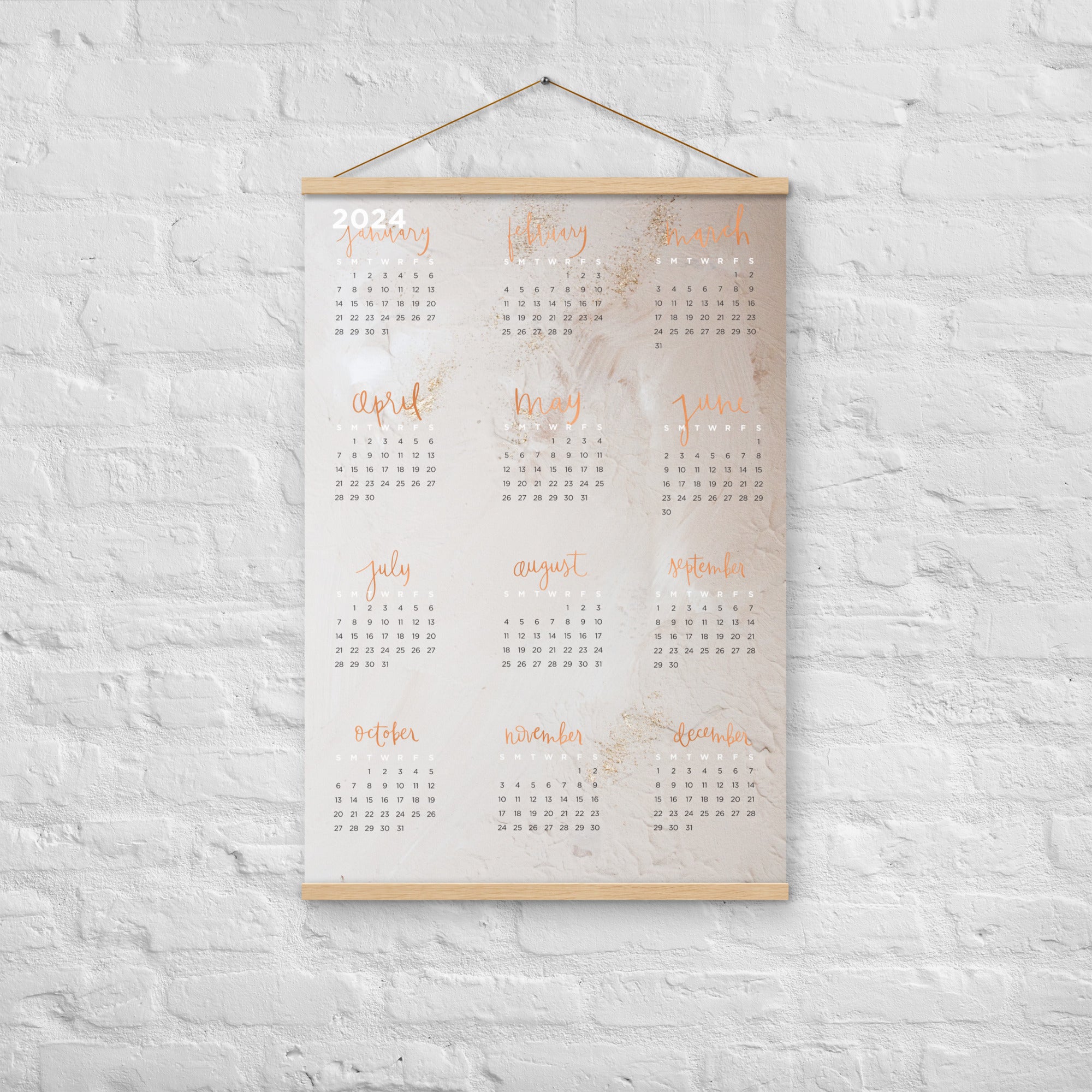 Wall Calendar (Large Scale)