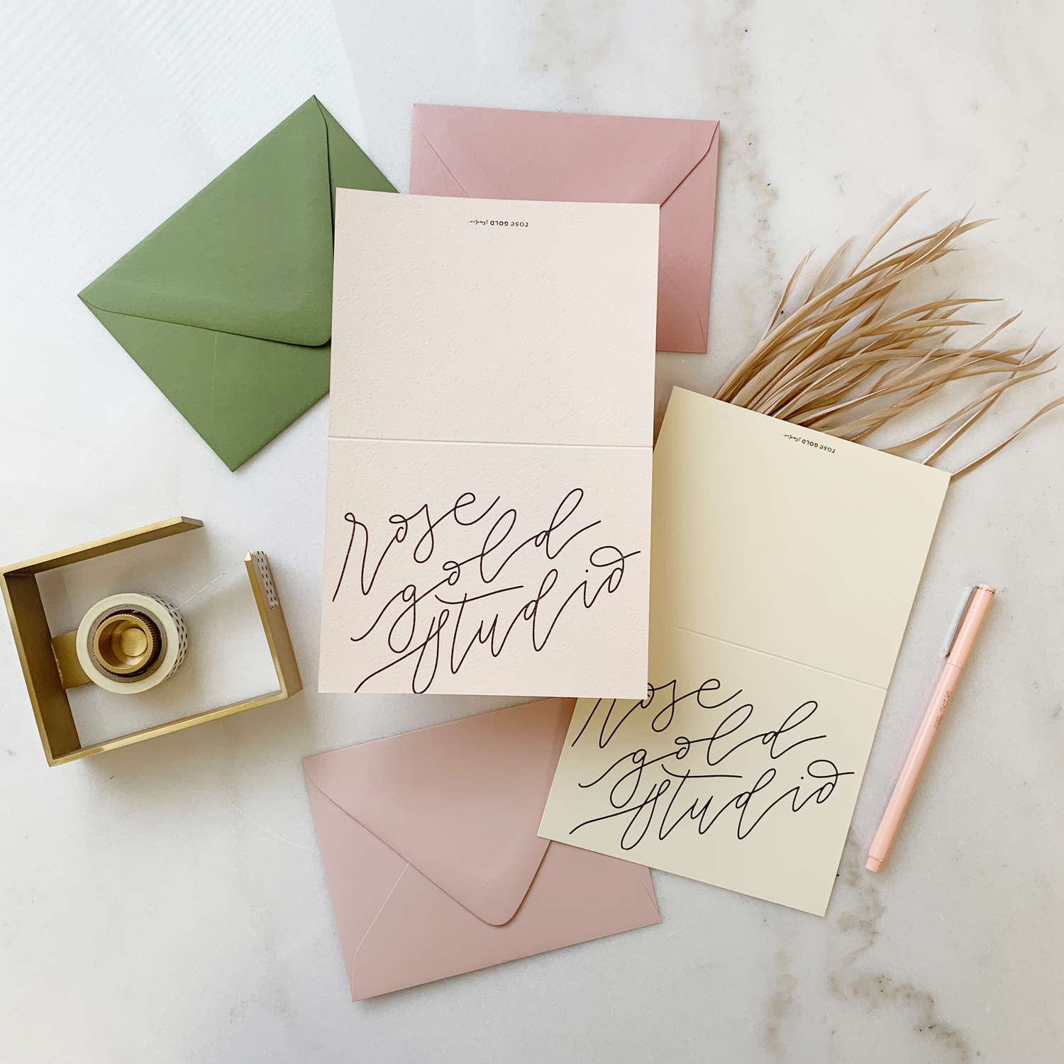 Personalized Folded Note Cards