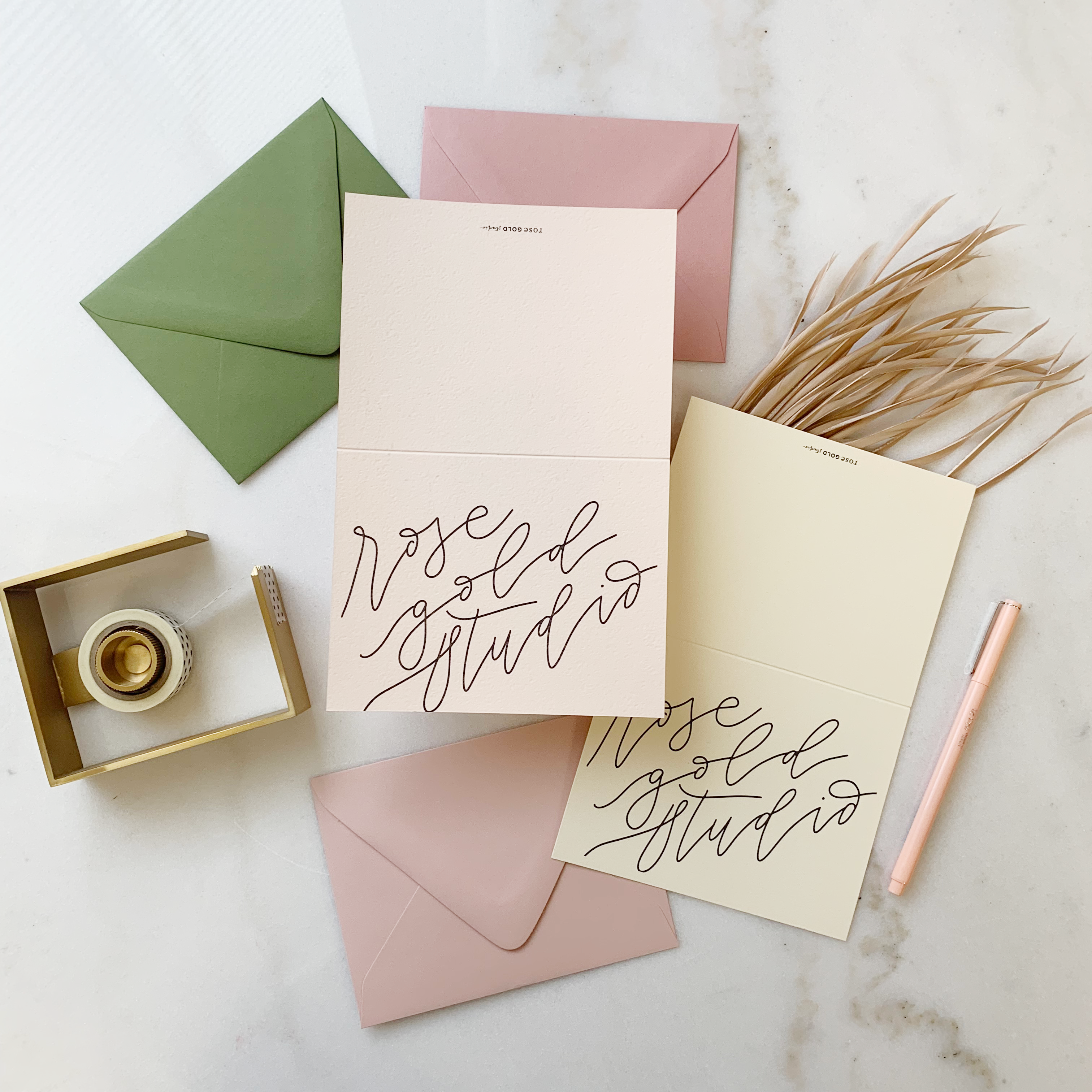 Personalized Folded Note Cards