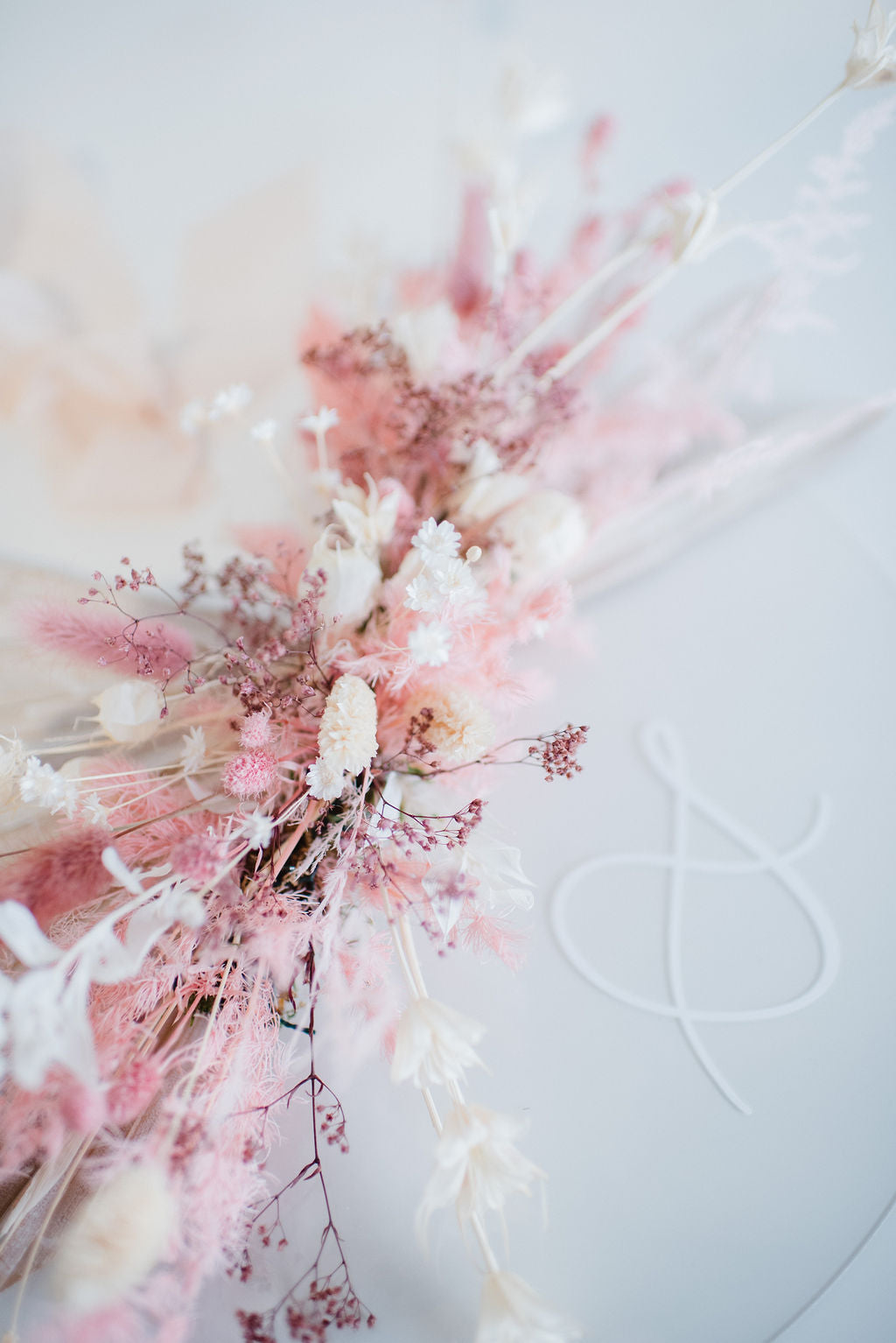 Floral Acrylic Wreath