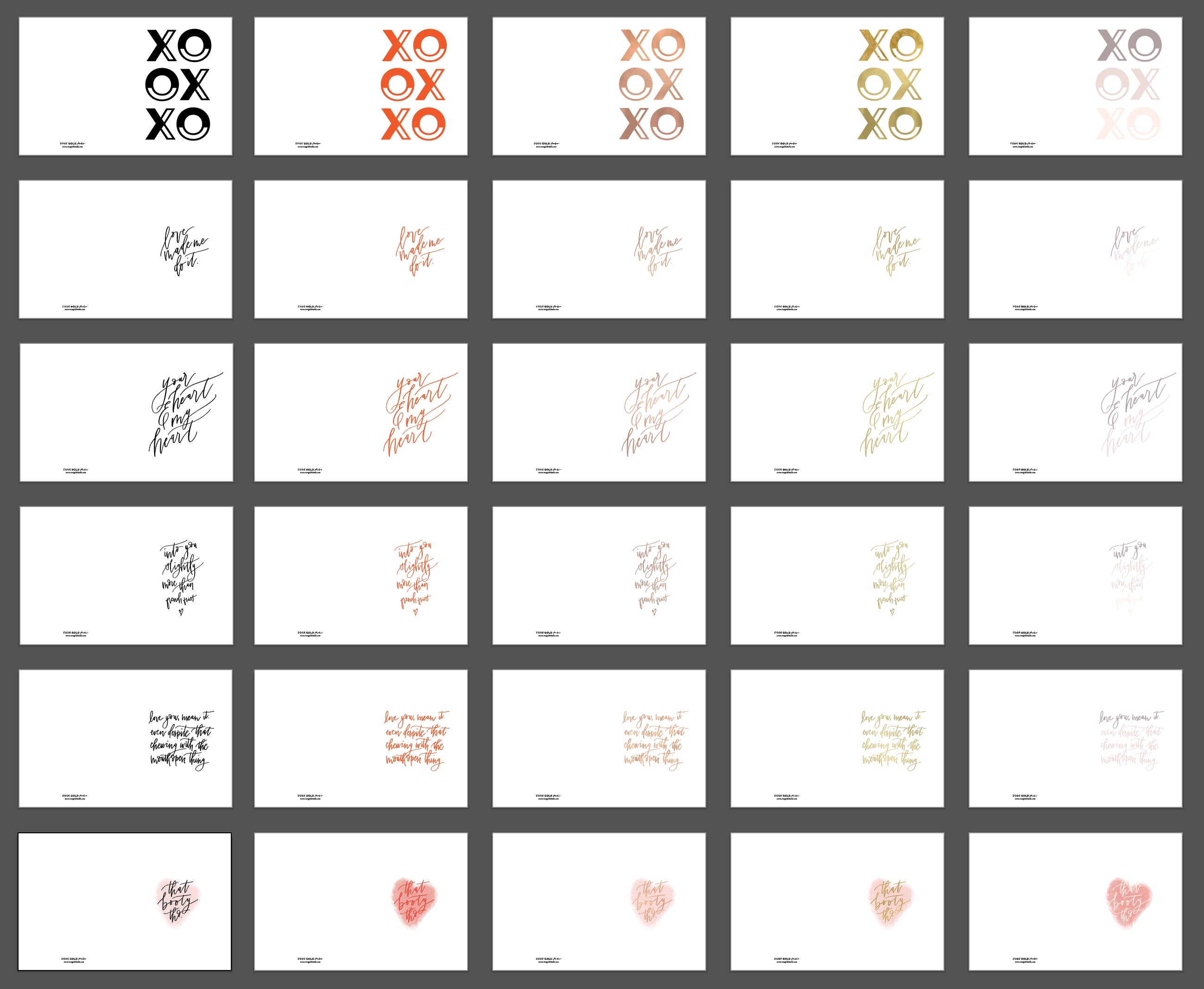 XOXO Card