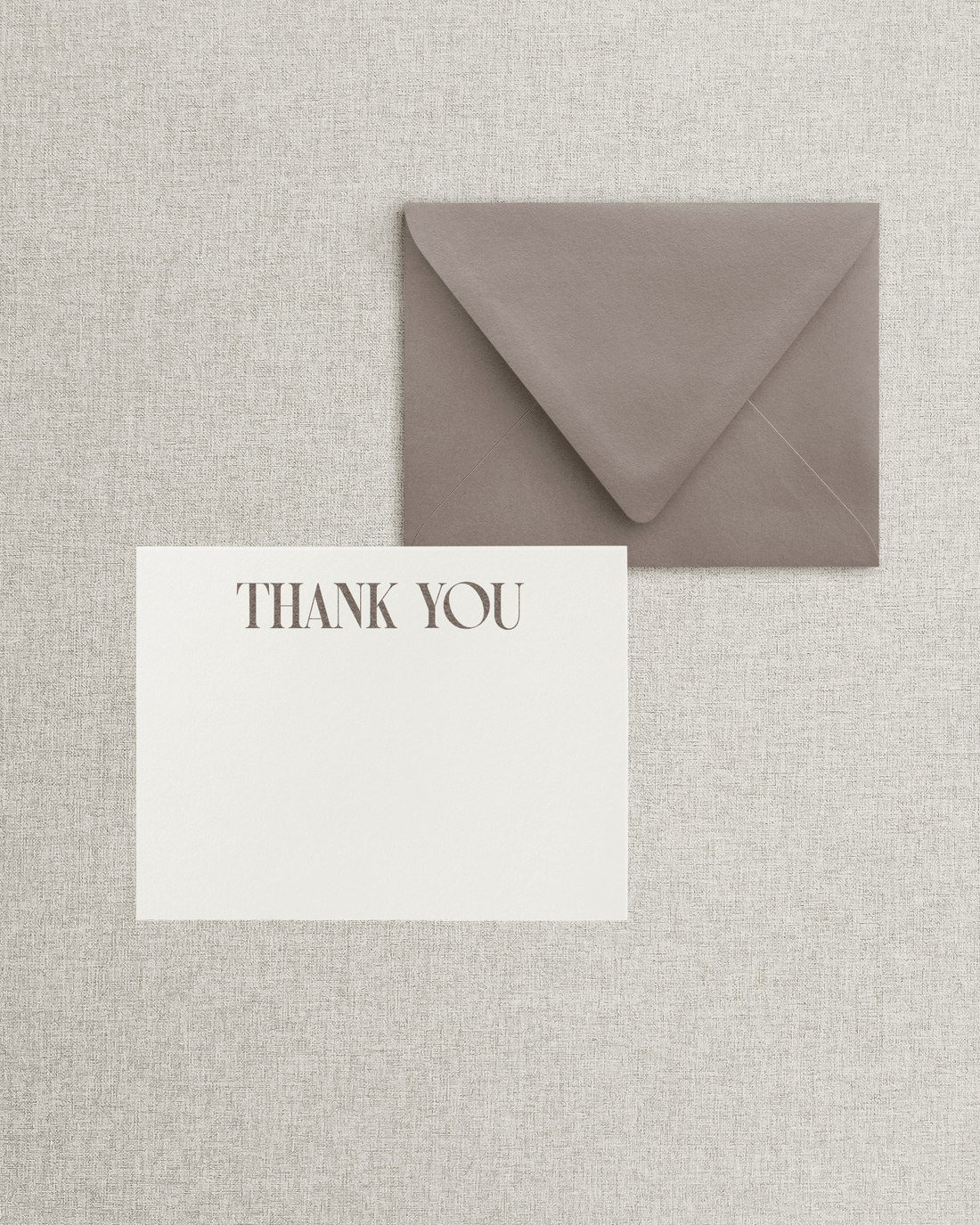 The Maddie Flat Thank You Card & Envelope