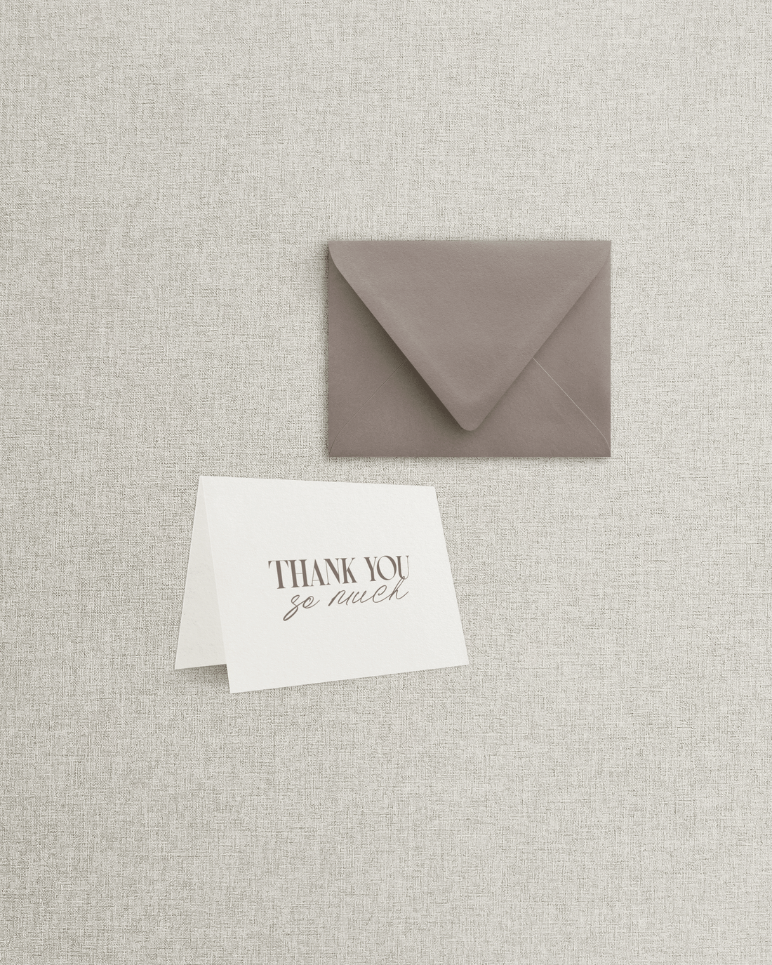 The Maddie Folded Thank You Card & Envelope
