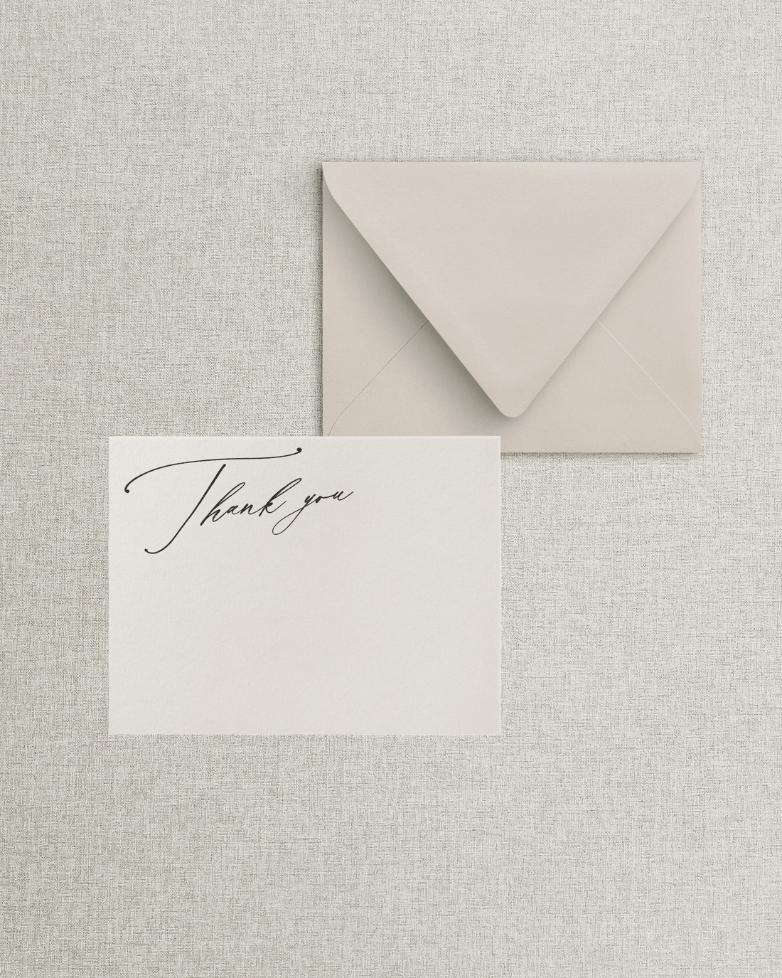 The Emily Flat Thank You Card & Envelope