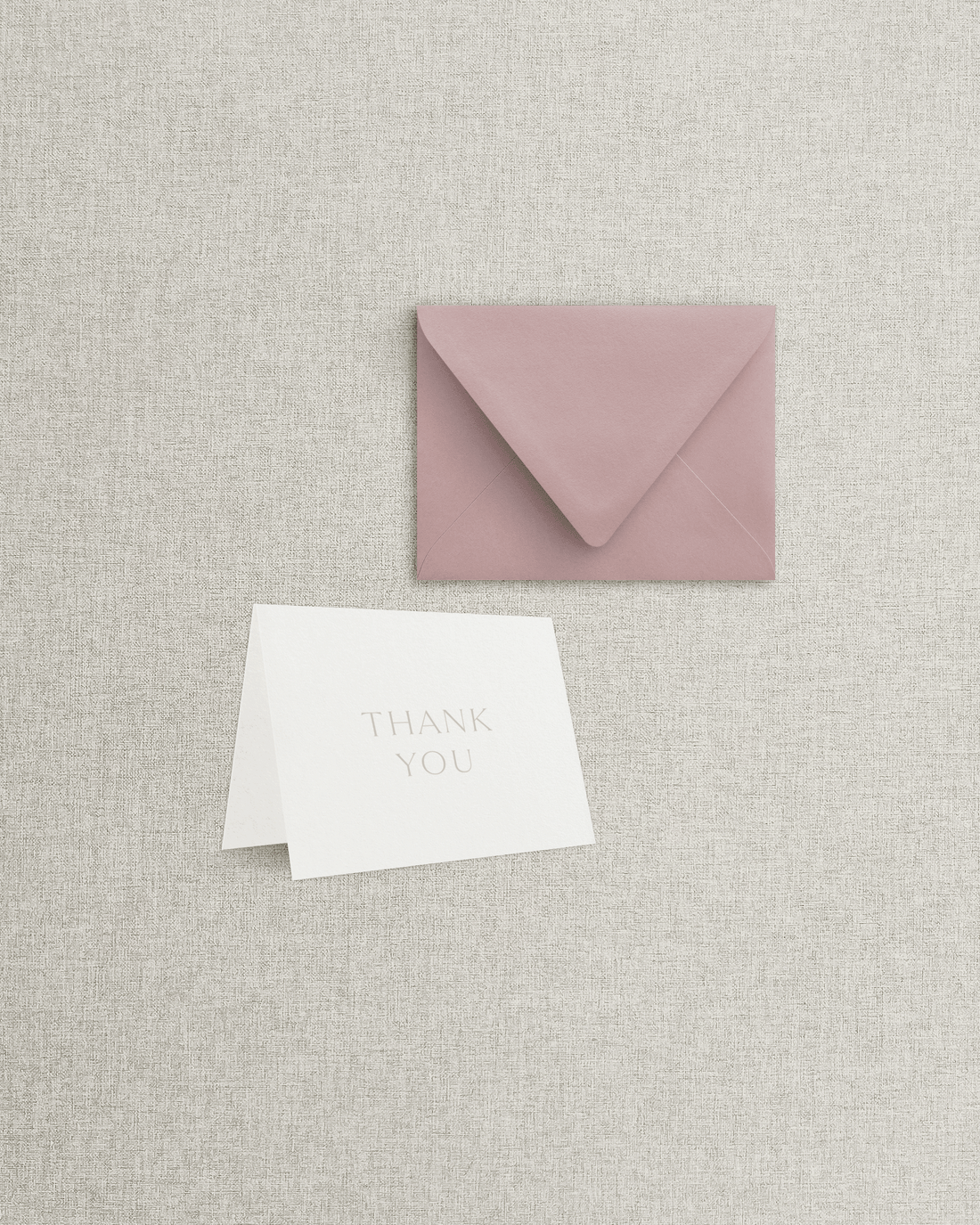 The Celine Folded Thank You Card &amp; Envelope