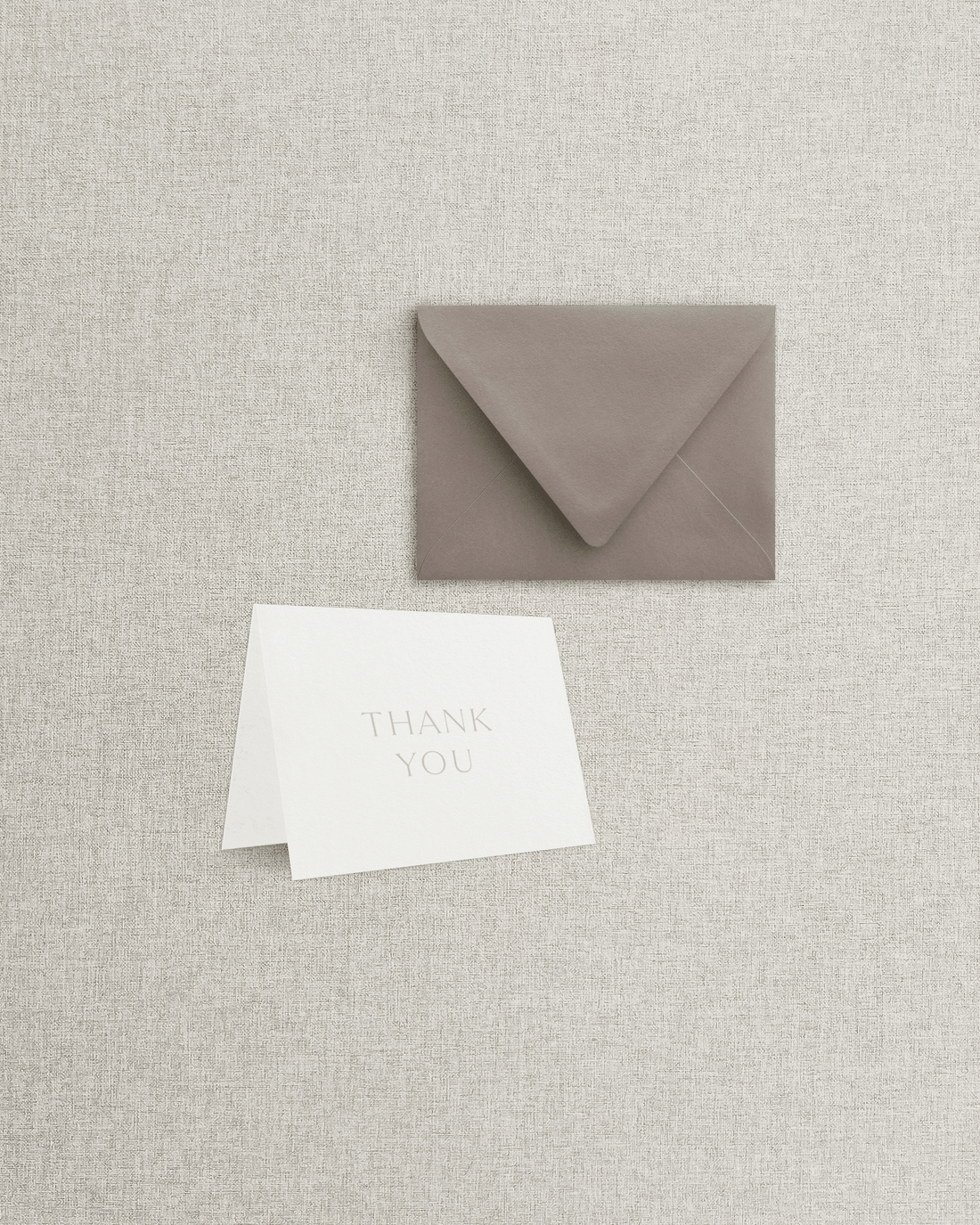 The Celine Folded Thank You Card & Envelope