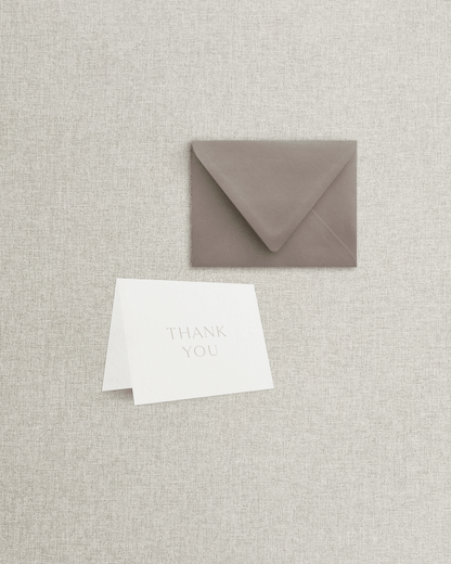 The Celine Folded Thank You Card &amp; Envelope