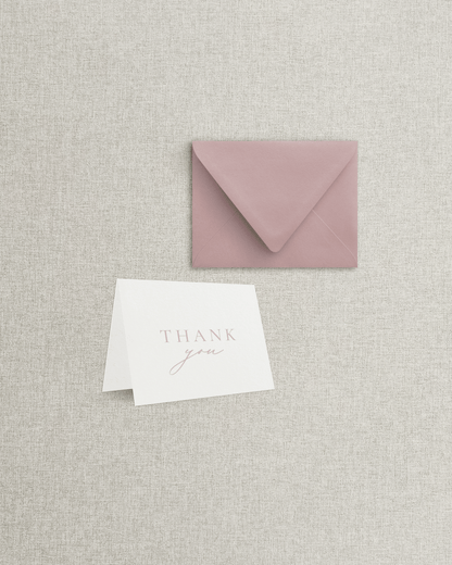 The Blair Folded Thank You Card &amp; Envelope