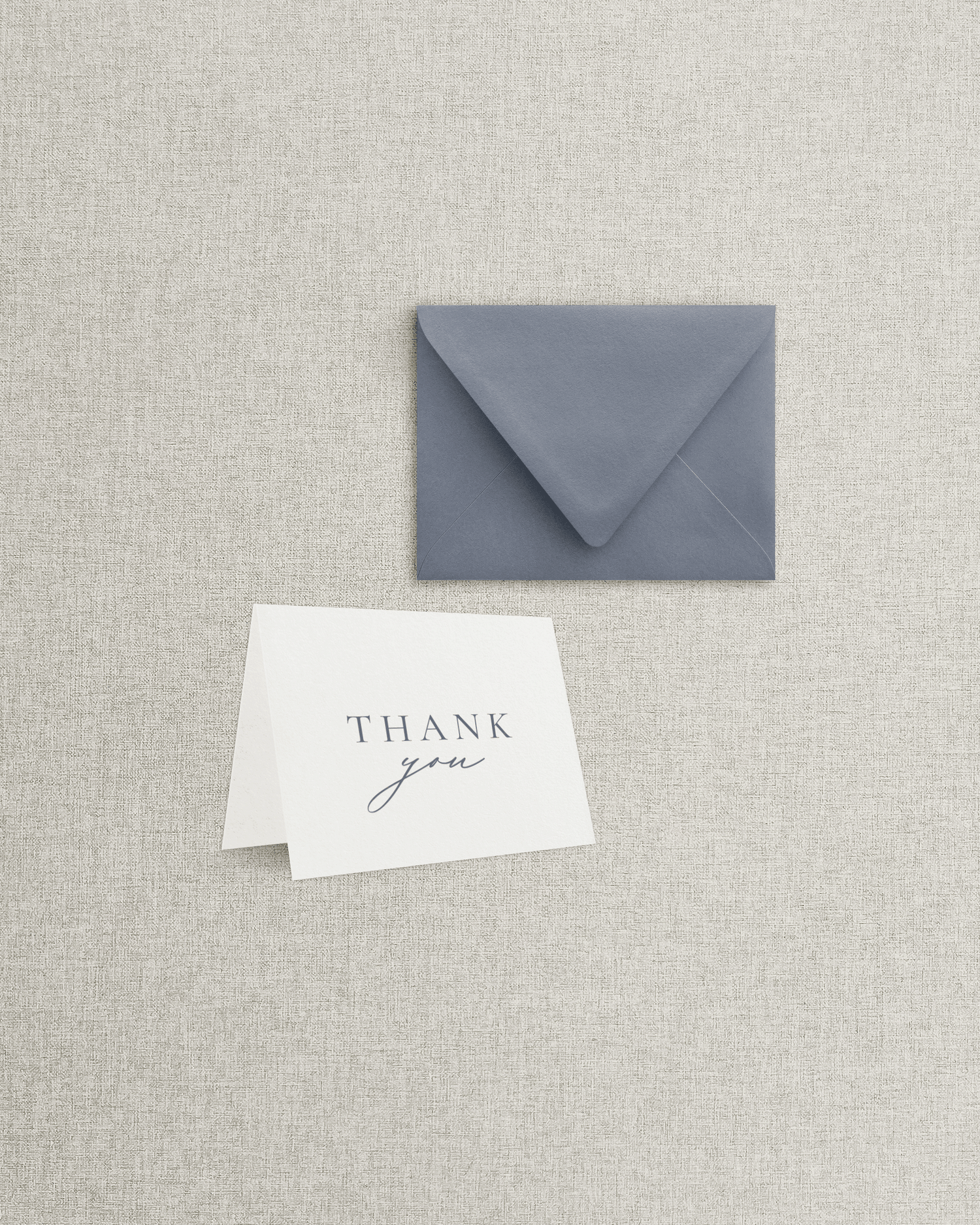 The Blair Folded Thank You Card &amp; Envelope