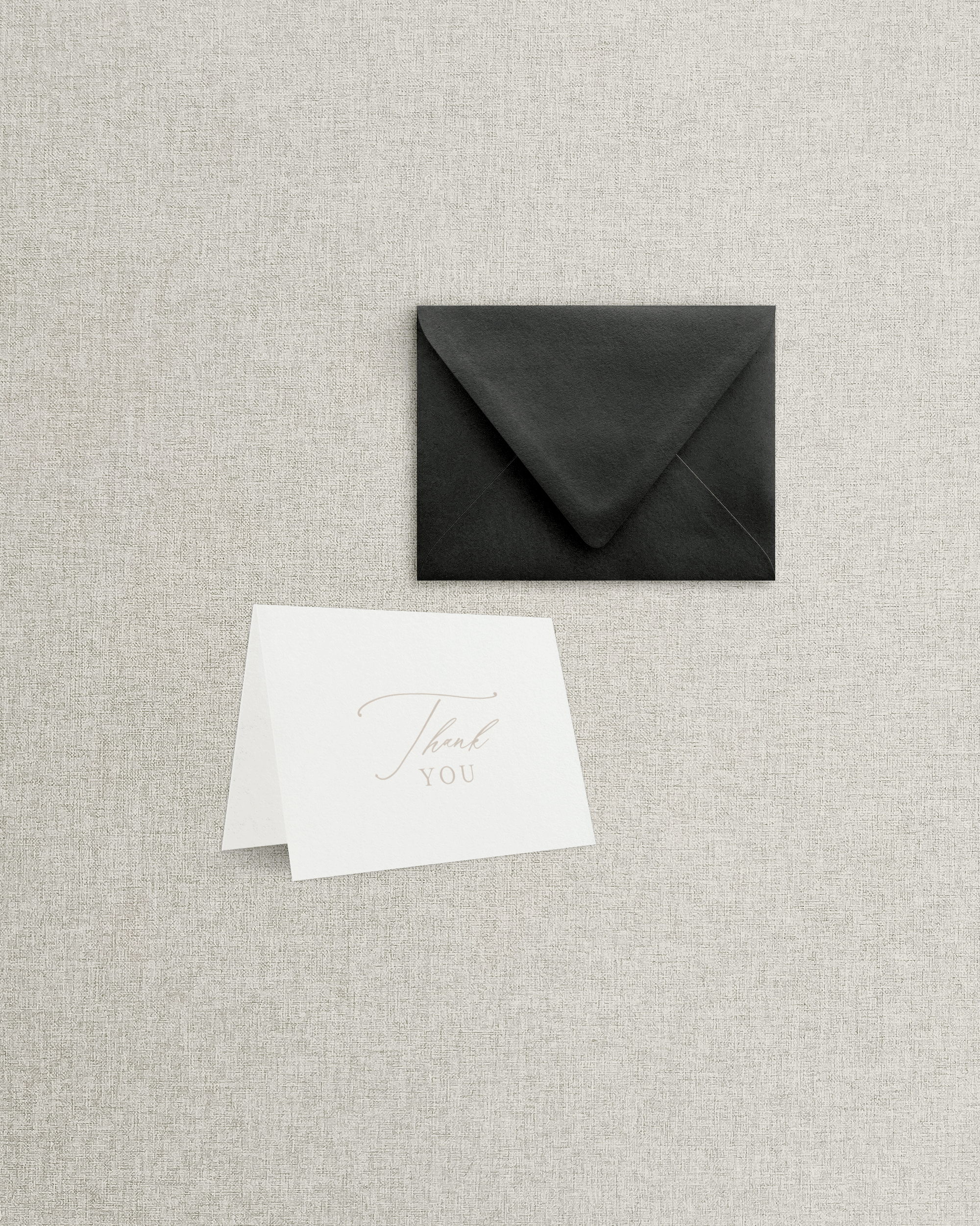 The Emily Folded Thank You Card &amp; Envelope