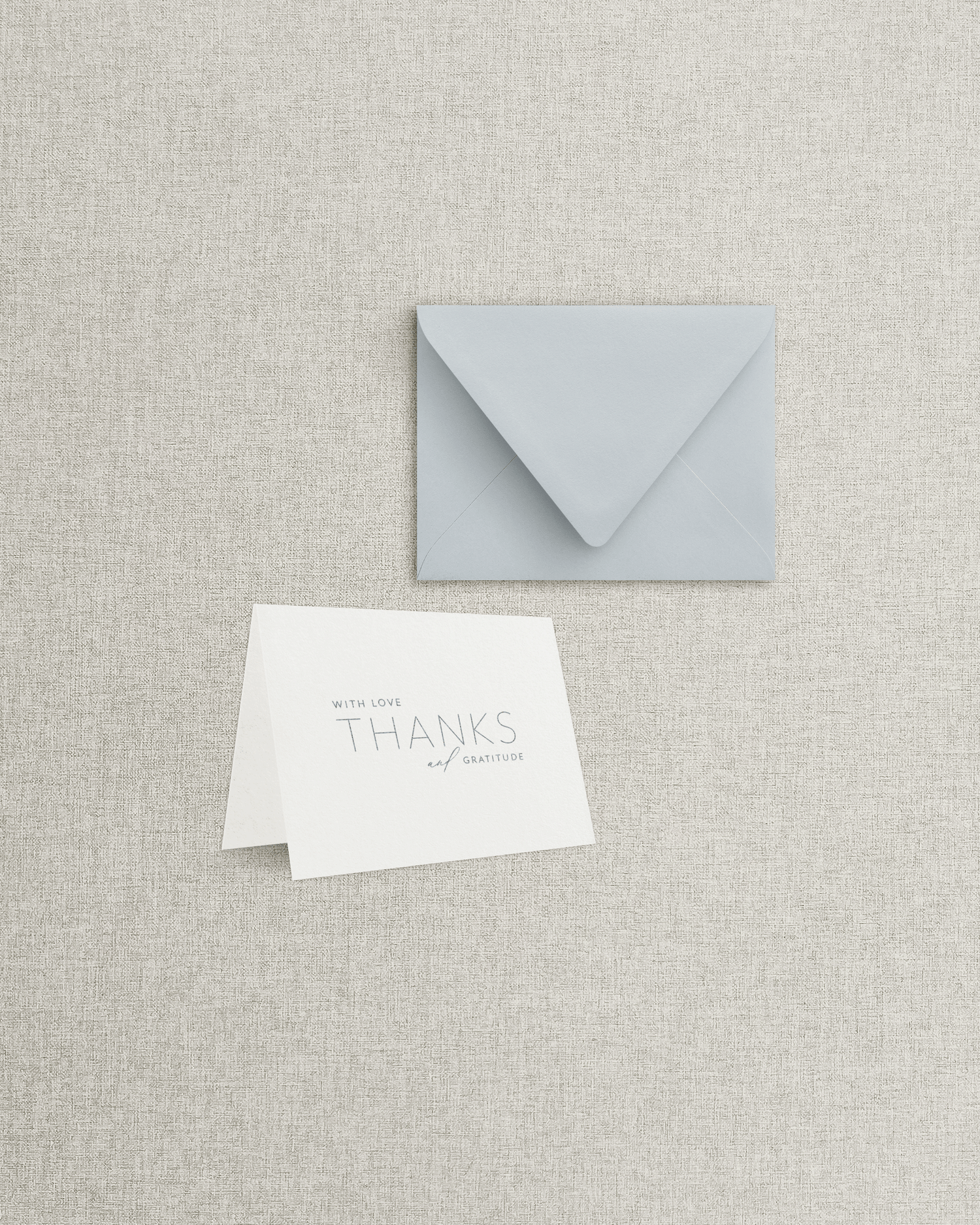 The Melissa Folded Thank You Card &amp; Envelope