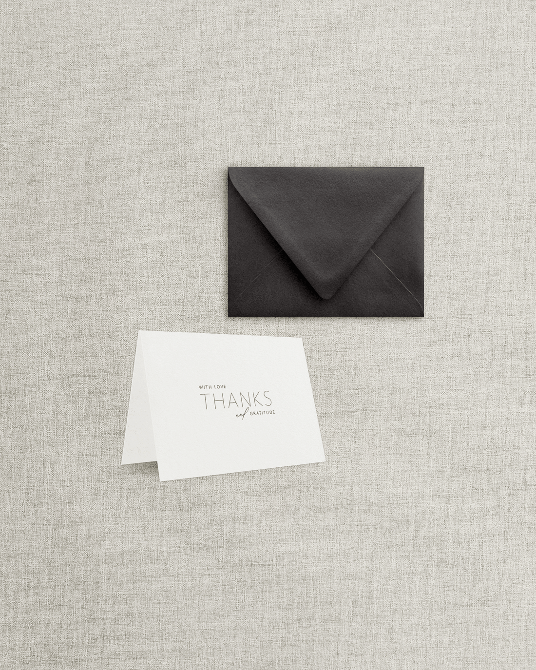 The Melissa Folded Thank You Card & Envelope