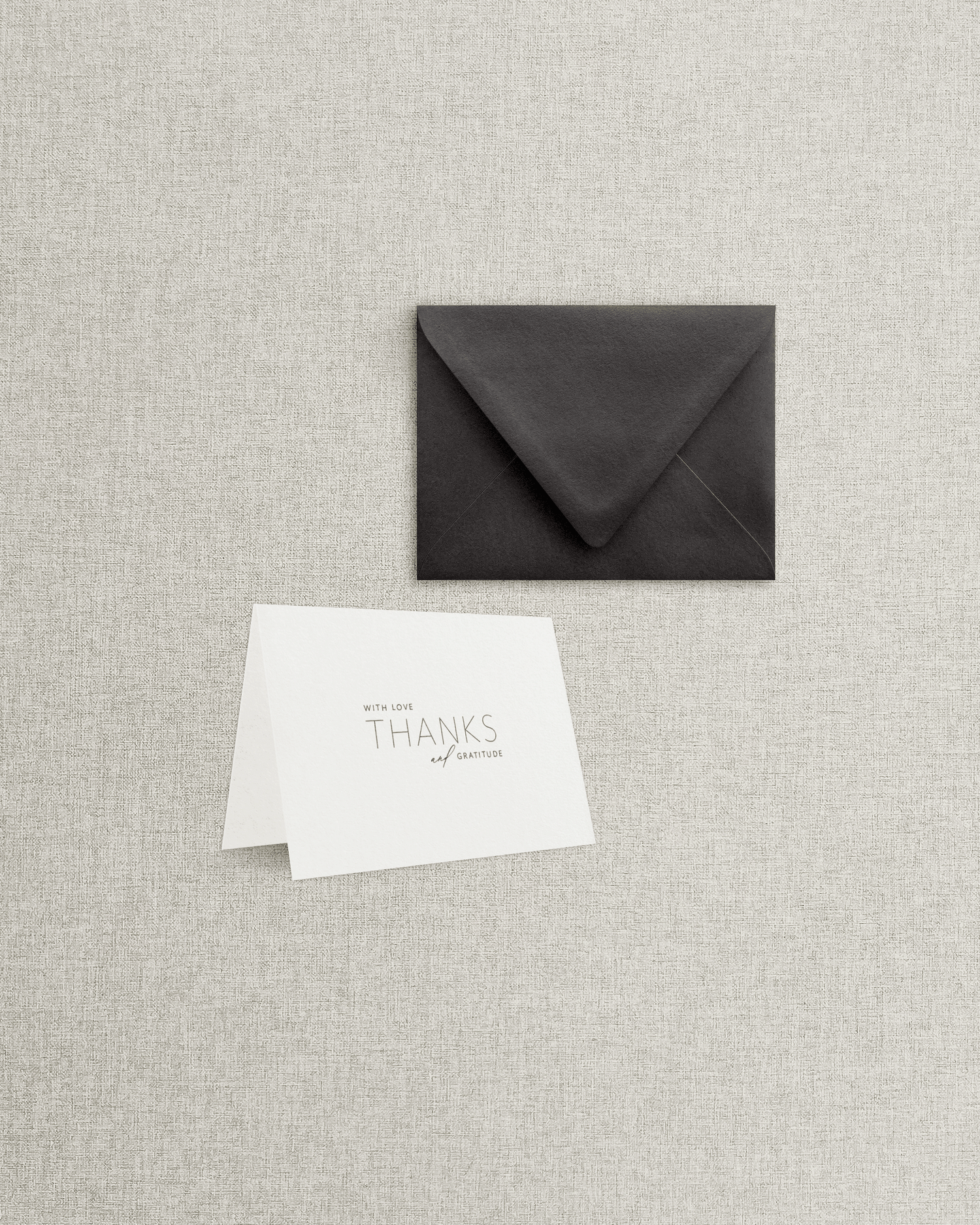 The Melissa Folded Thank You Card &amp; Envelope