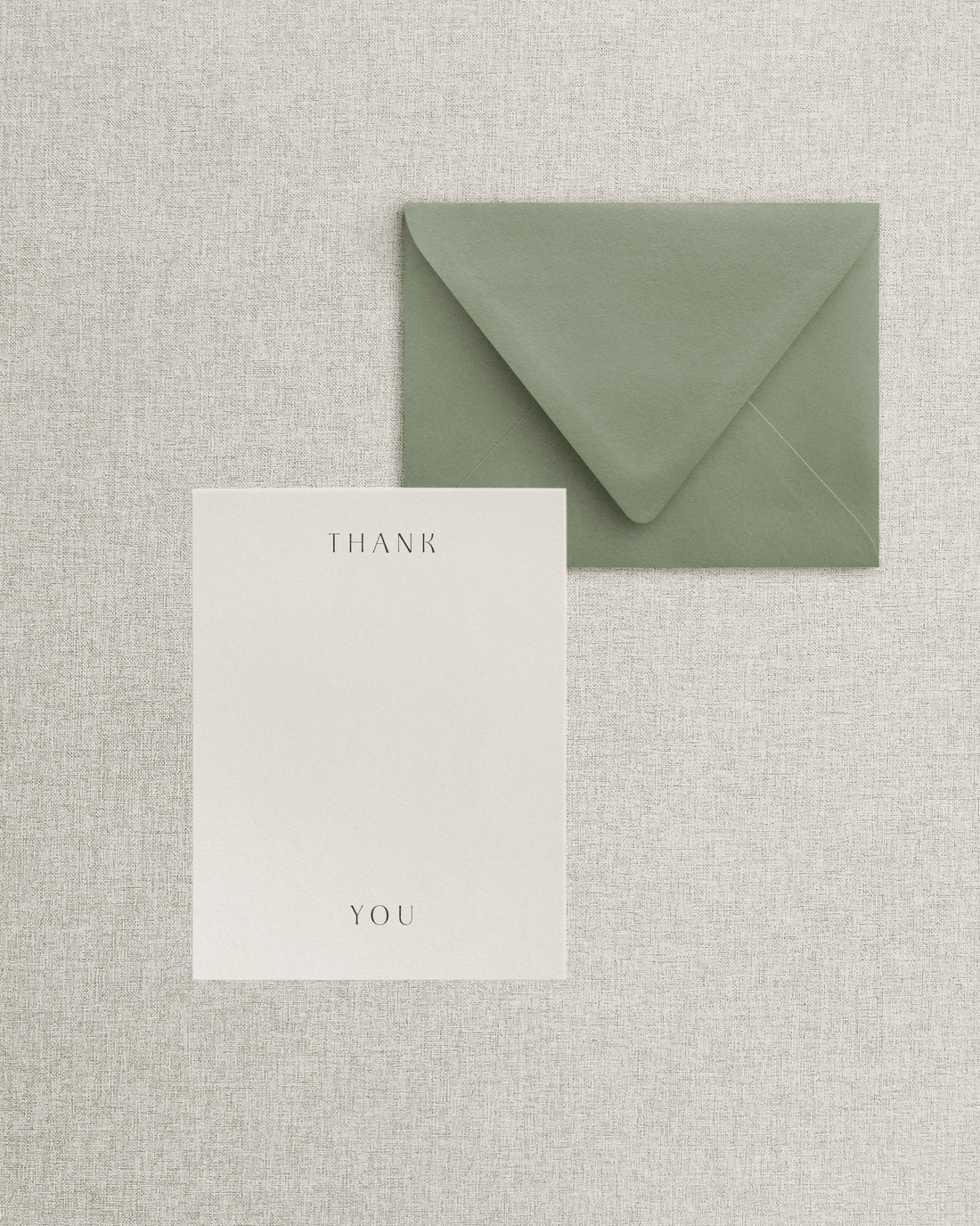 The Portia Flat Thank You Card & Envelope