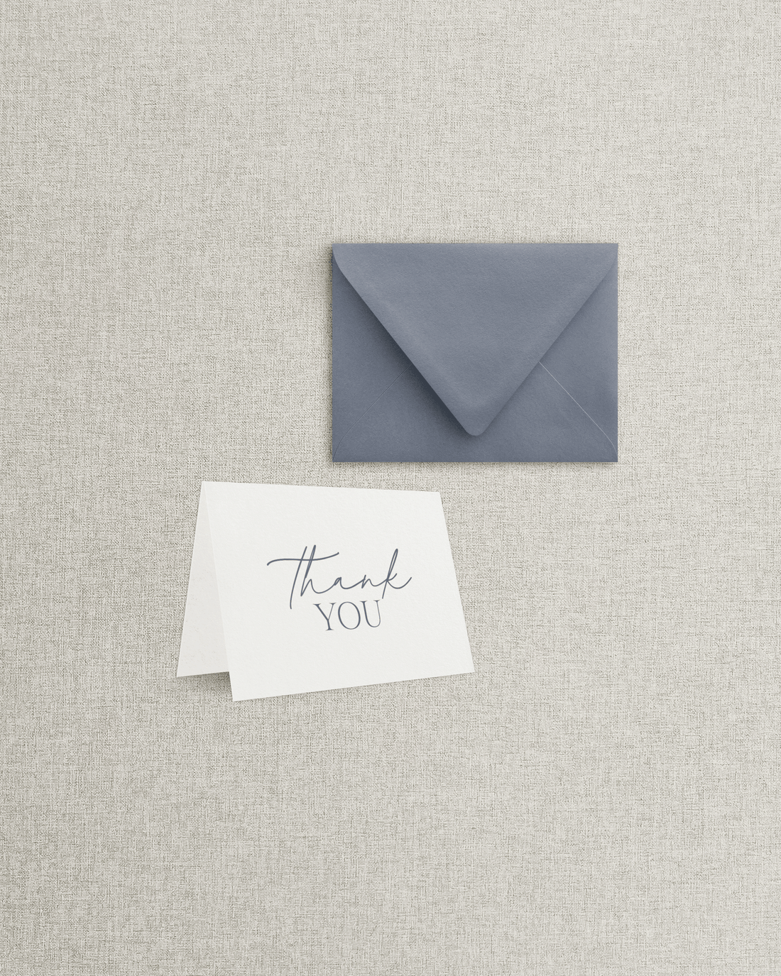 The Lindsay Folded Thank You Card & Envelope