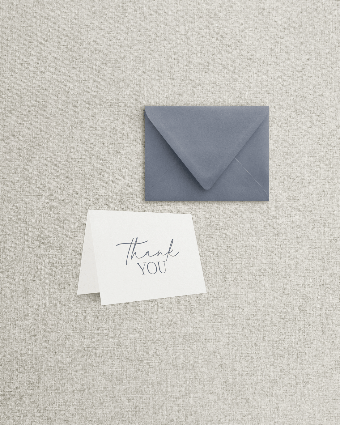 The Lindsay Folded Thank You Card &amp; Envelope