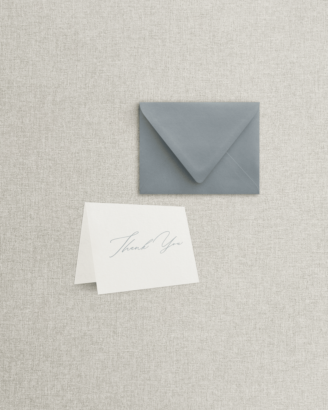 The Brittany Folded Thank You Card & Envelope
