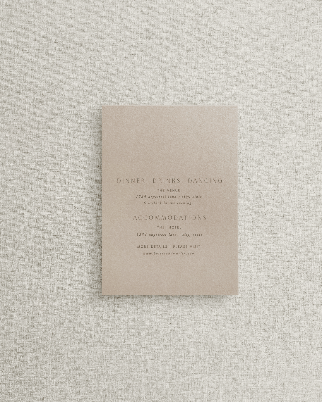 The Portia Details Card