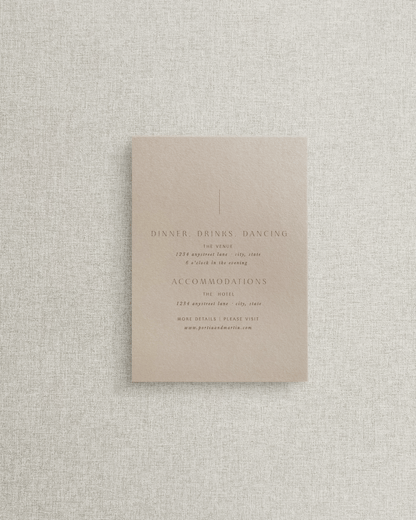 The Portia Details Card