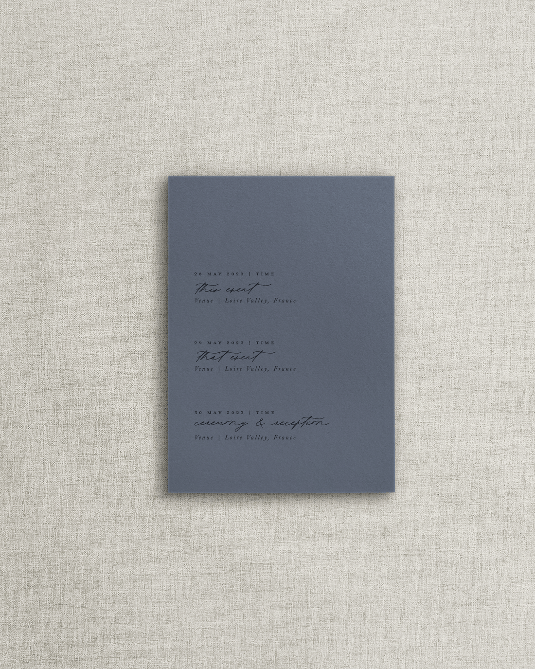 The Blair Details Card