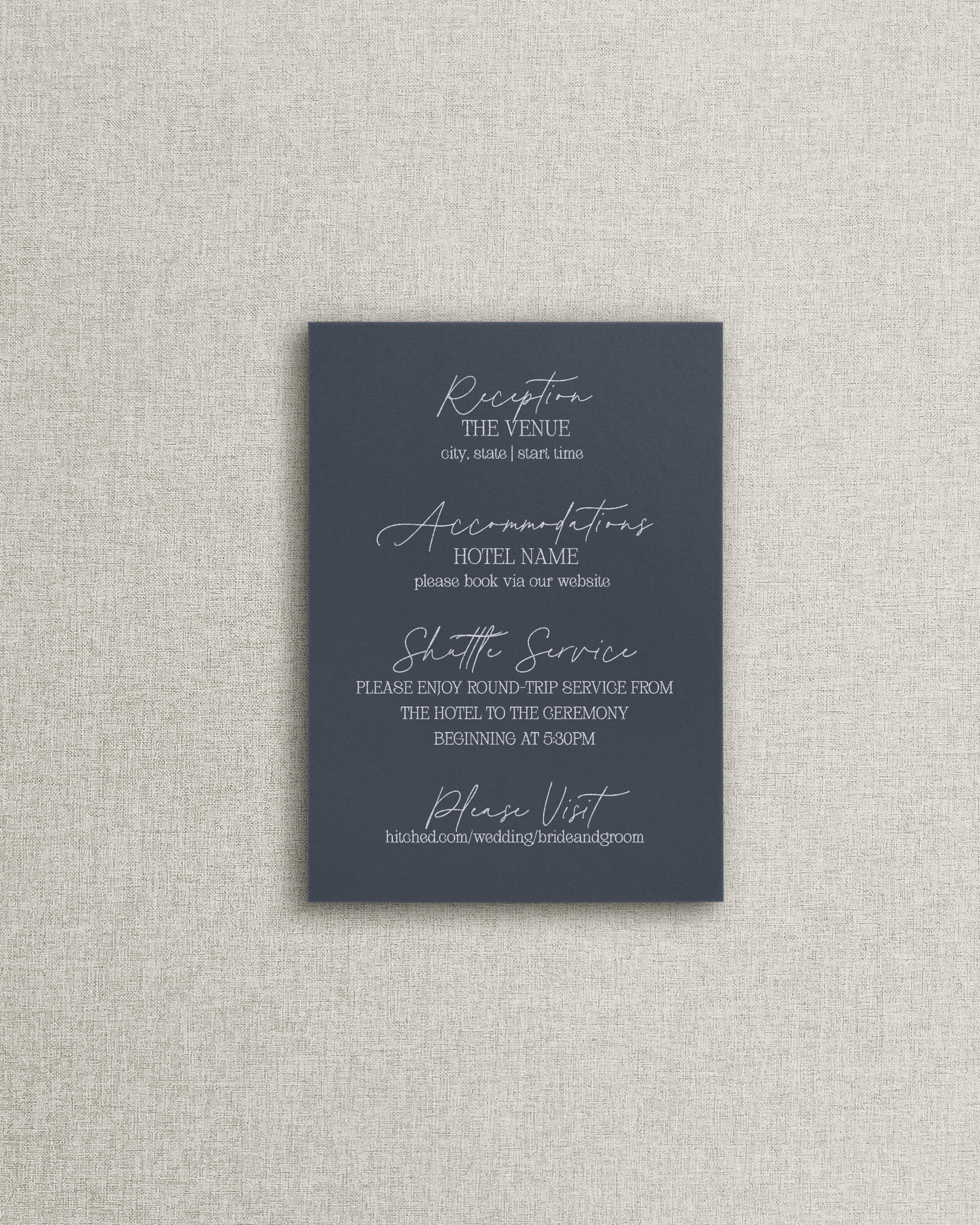 The Lindsay Details Card