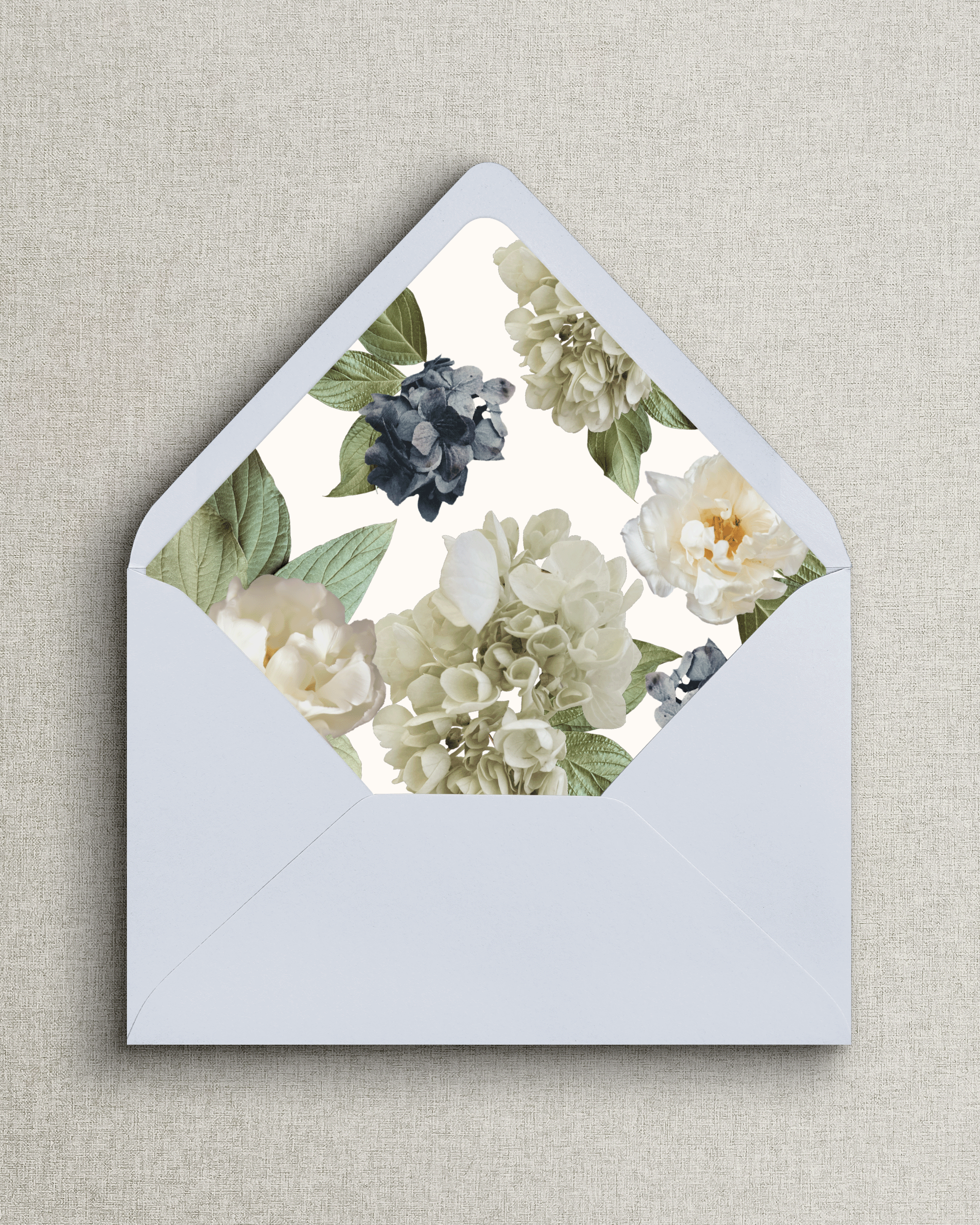 The Adrian Photorealistic Floral Envelope Liners