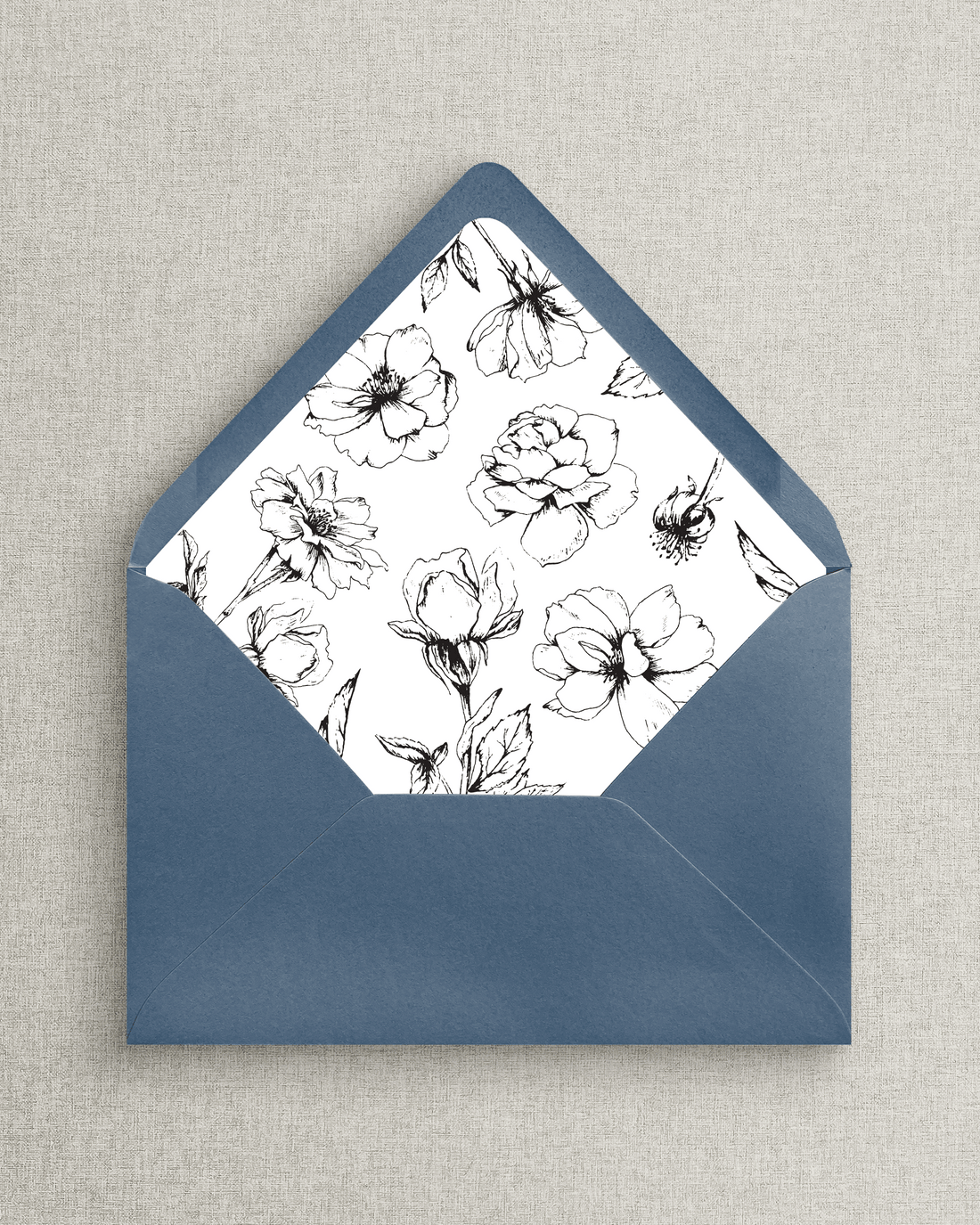 The Hunter Line Art Floral Envelope Liners