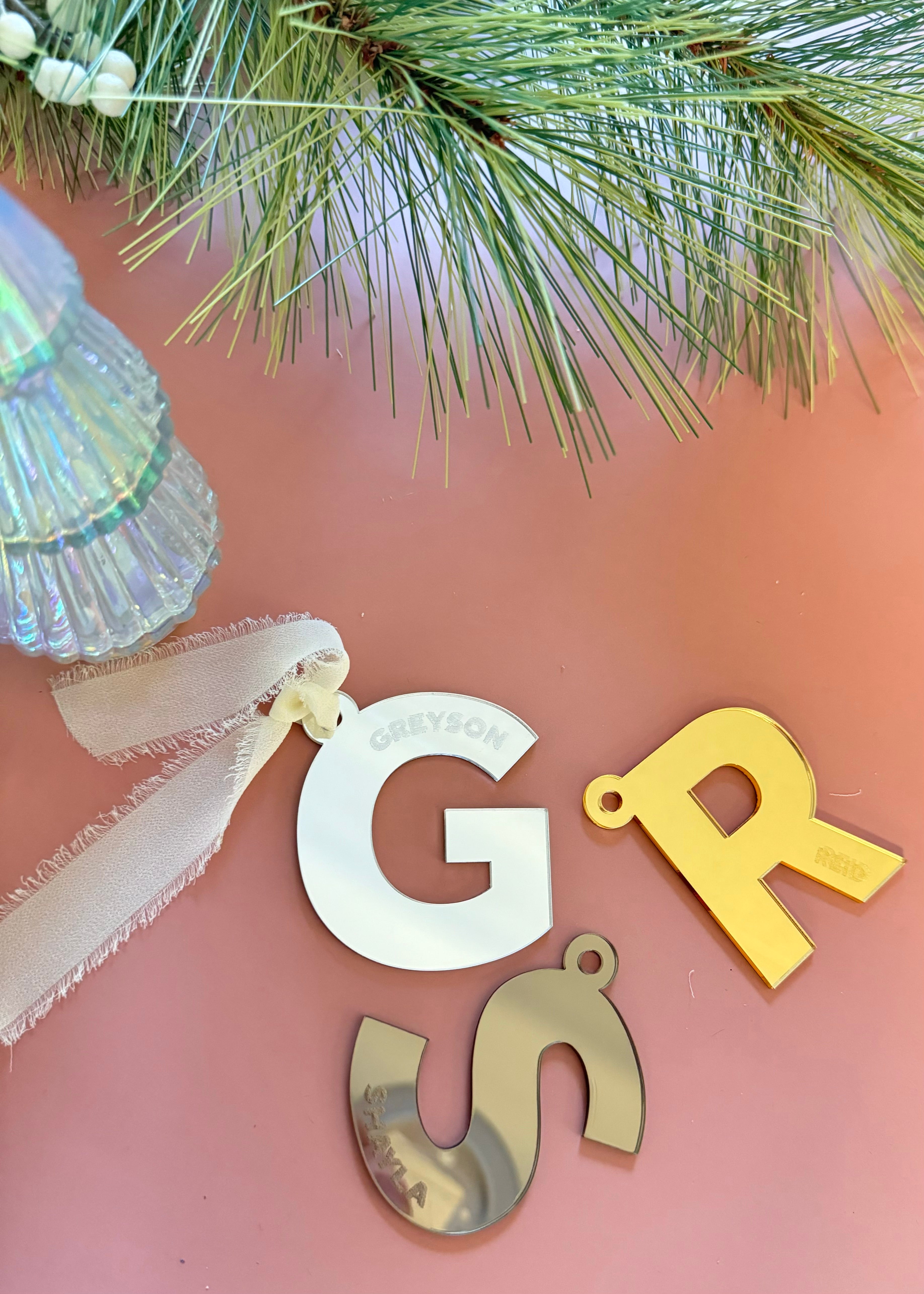 Personalized Initial Ornament