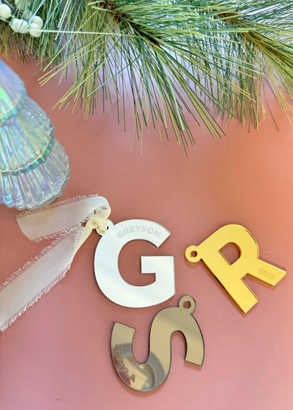 Personalized Initial Ornament