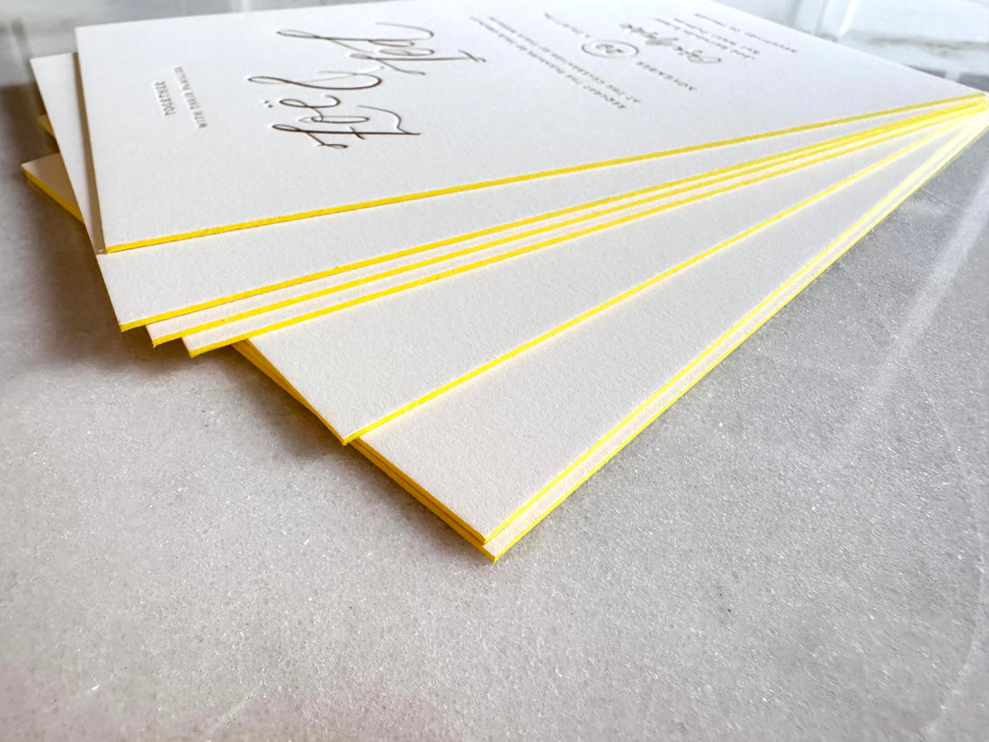 Edge Paint Upgrade to Double-ply Card