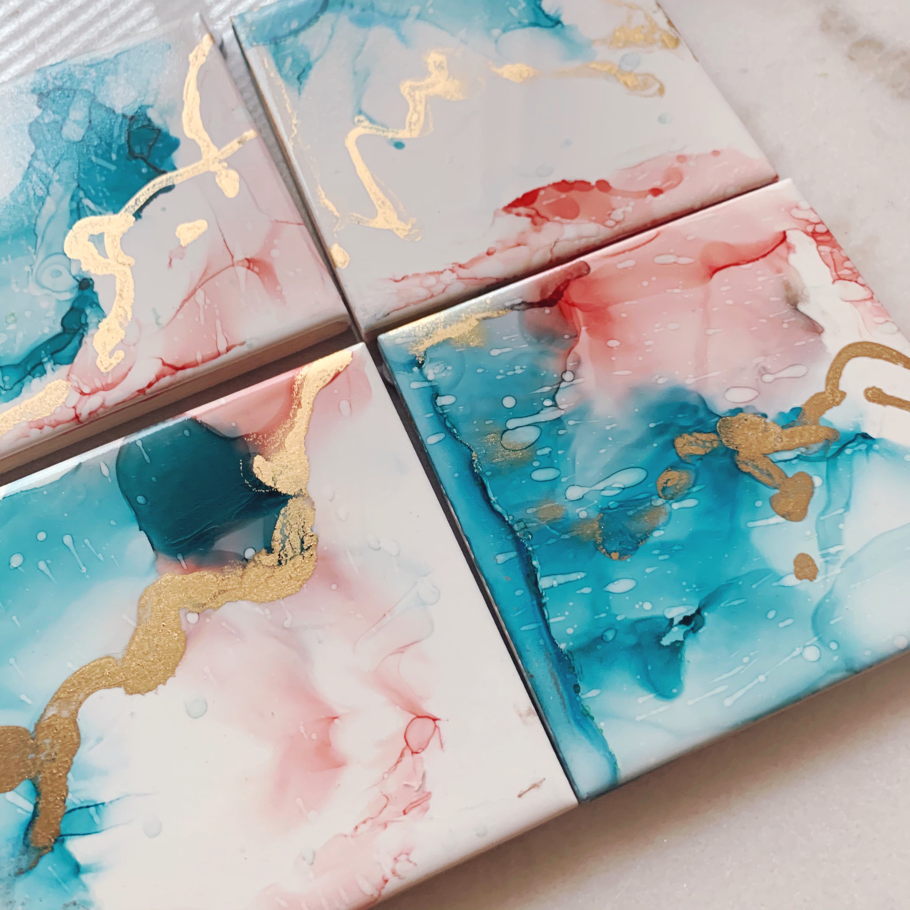 Marbled Coasters