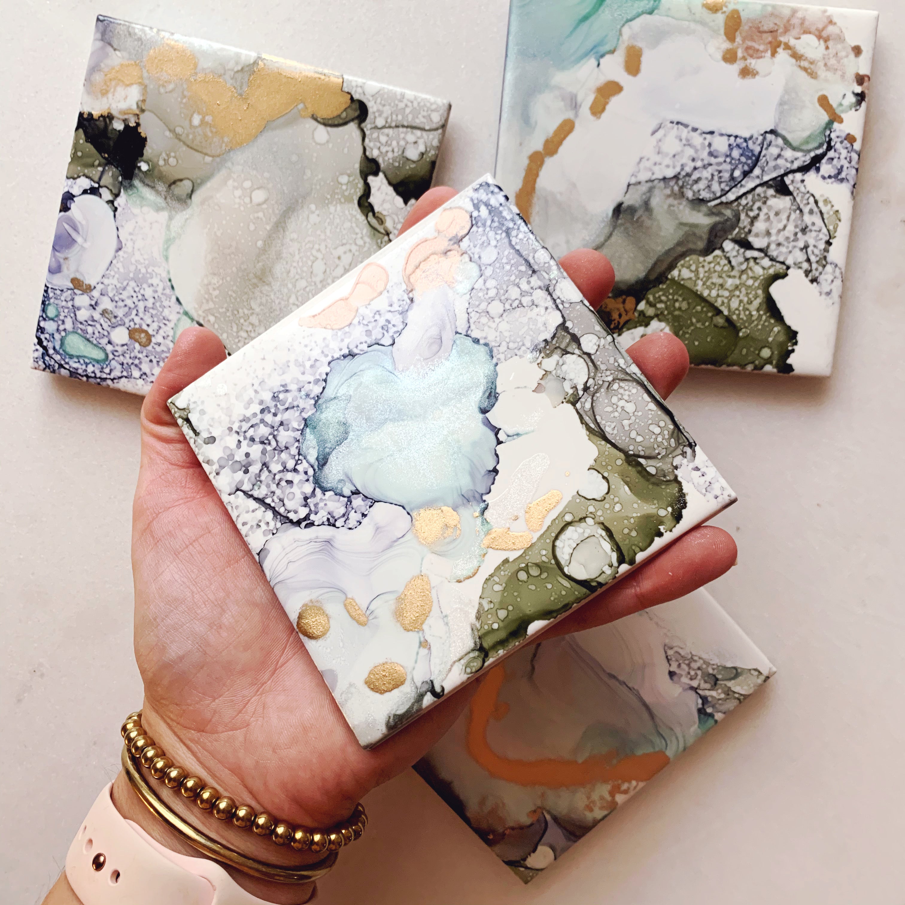 Marbled Coasters